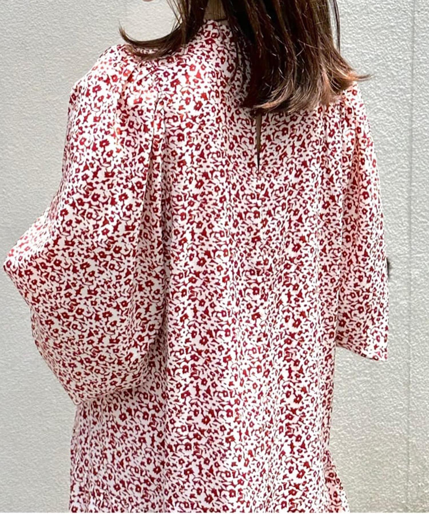 un dix cors】花柄デシンティアードワンピース | OUTLET