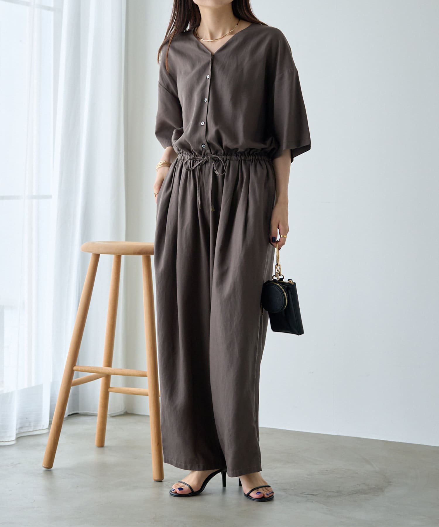 パル　cion オールインワン Du noir】オールインワンサロペット | PUAL CE CIN