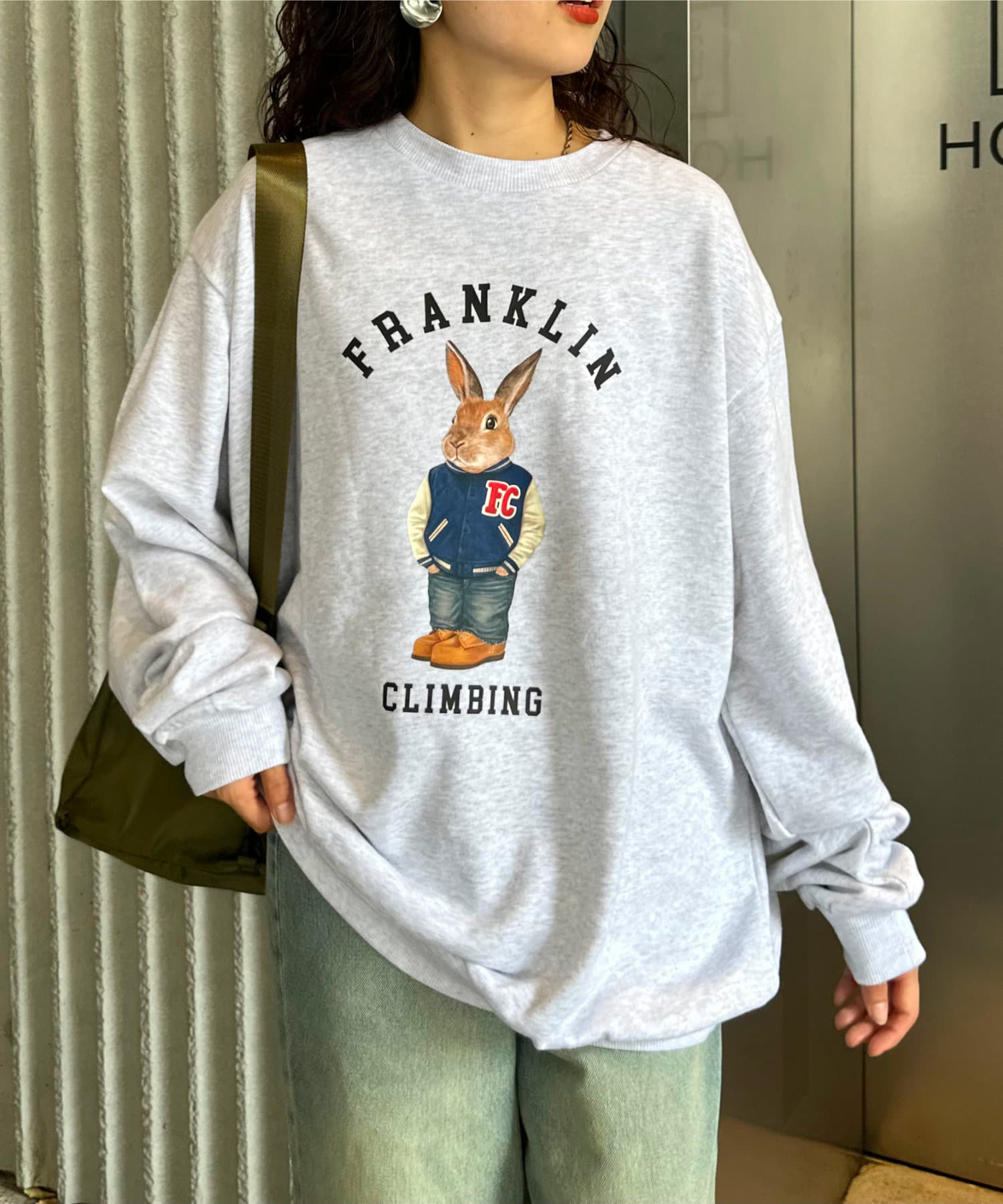 Franklin Climbing】ウサギスタジャンスウェット | CIAOPANIC TYPY(チャオパニックティピー)レディース | PAL  CLOSET(パルクローゼット) - パルグループ公式ファッション通販サイト