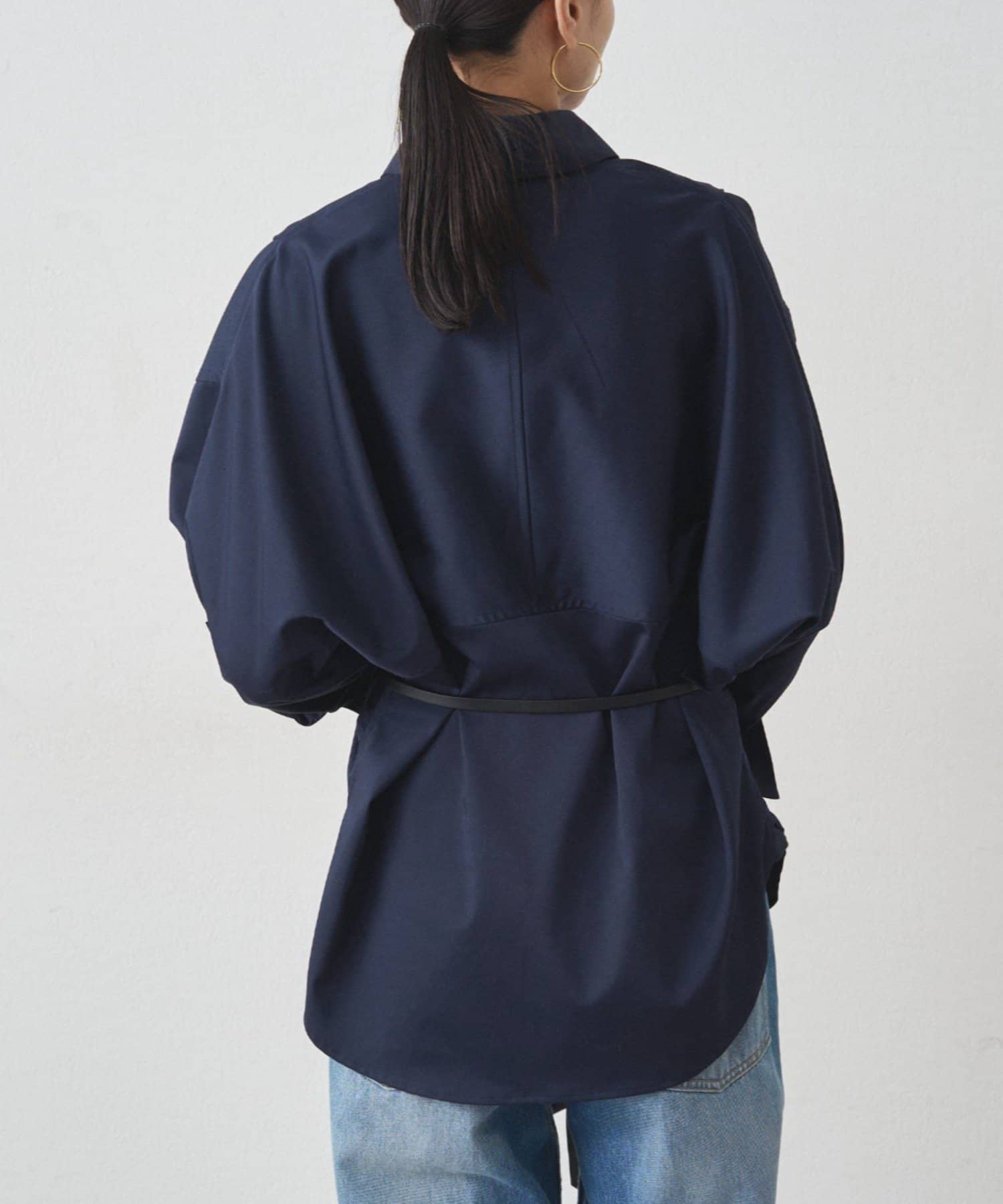 LOUNGEDRESS(ラウンジドレス) 【累計販売数１万枚達成】サテンBIGシャツ