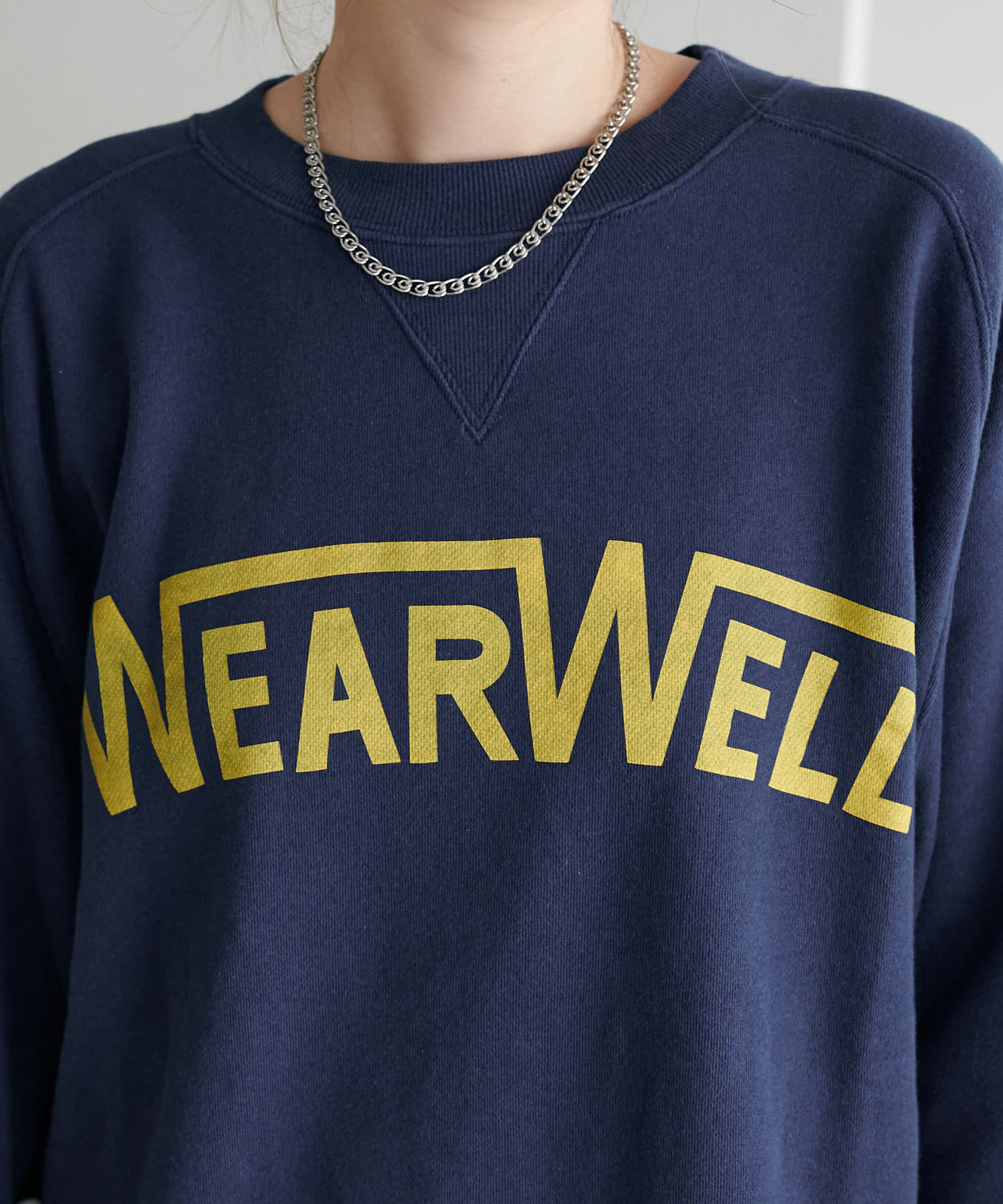 DISCOAT(ディスコート) 【ユニセックス】WEARWELLヴィンテージ加工ハーフスリーブスウェット