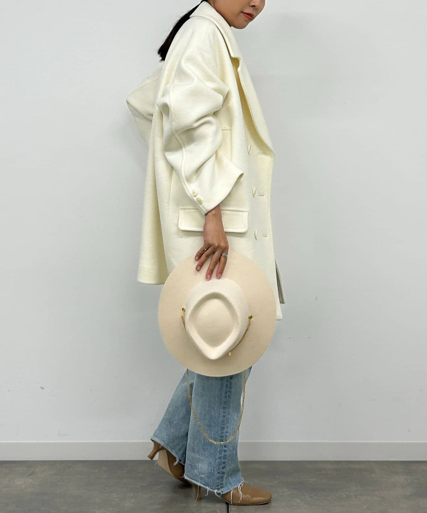 OUTLET(アウトレット) 【Loungedress】Pコート