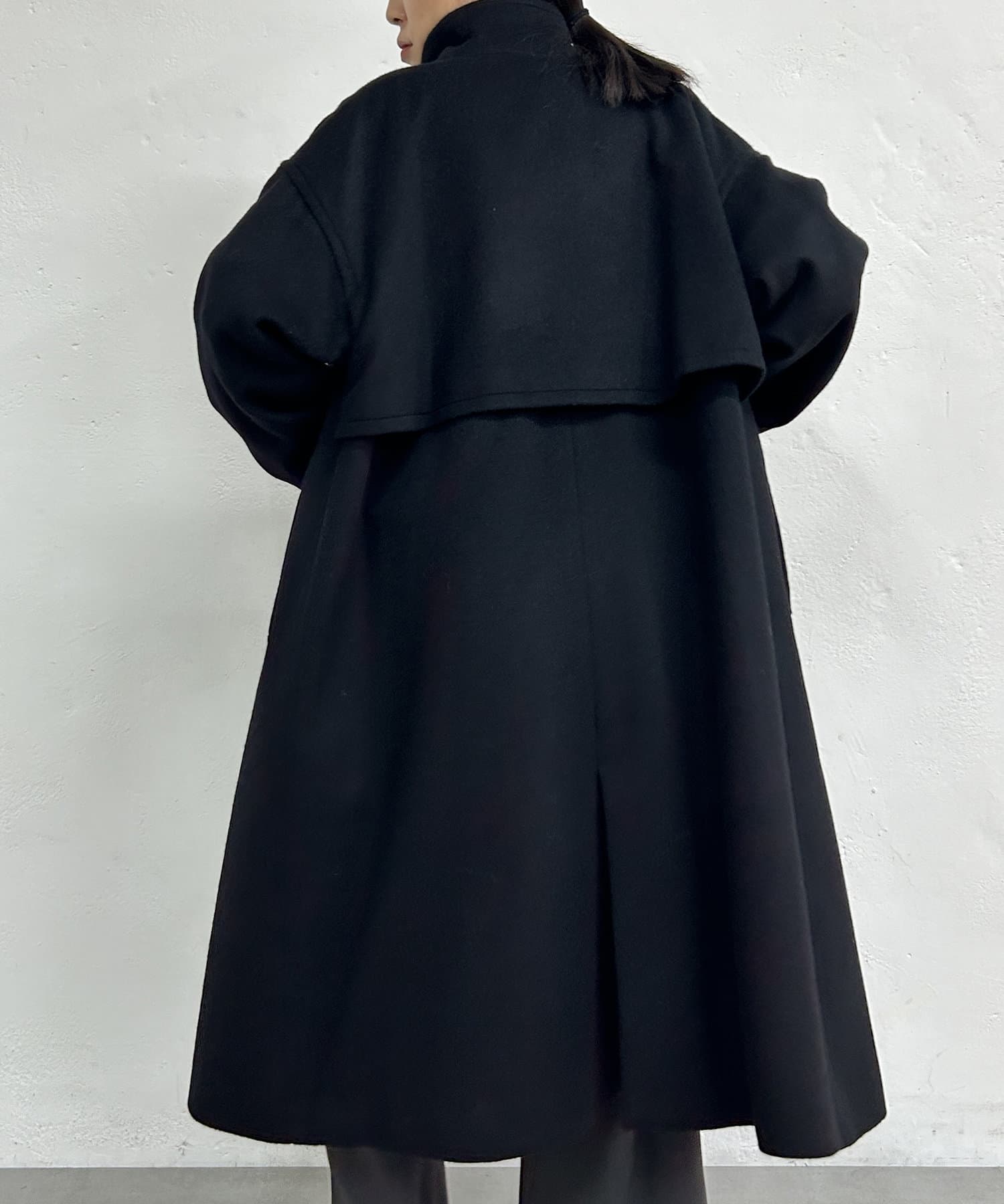 OUTLET(アウトレット) 【Loungedress】スタンドカラーコート