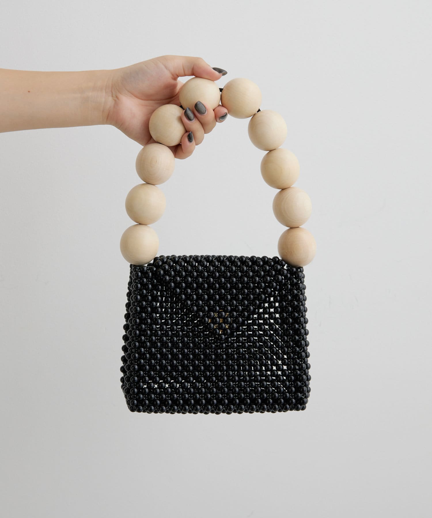 TOOS（トオス）】wood ball handbag AW/ウッドボール×ビーズハンドバッグ | ear PAPILLONNER(イア  パピヨネ)レディース | PAL CLOSET(パルクローゼット) - パルグループ公式ファッション通販サイト