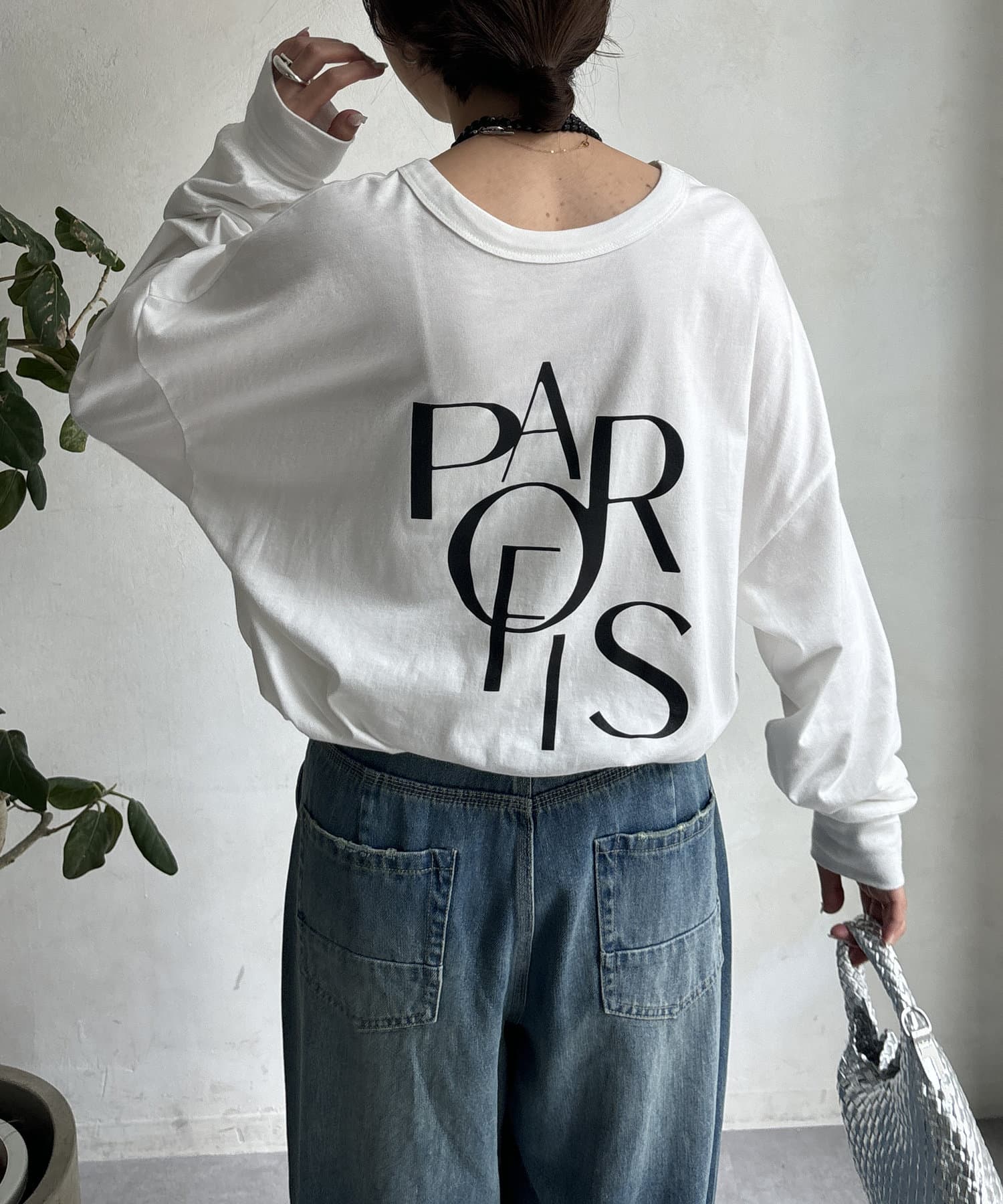 DOUDOU(ドゥドゥ) レディース PARFOIS2wayTEE オフホワイト