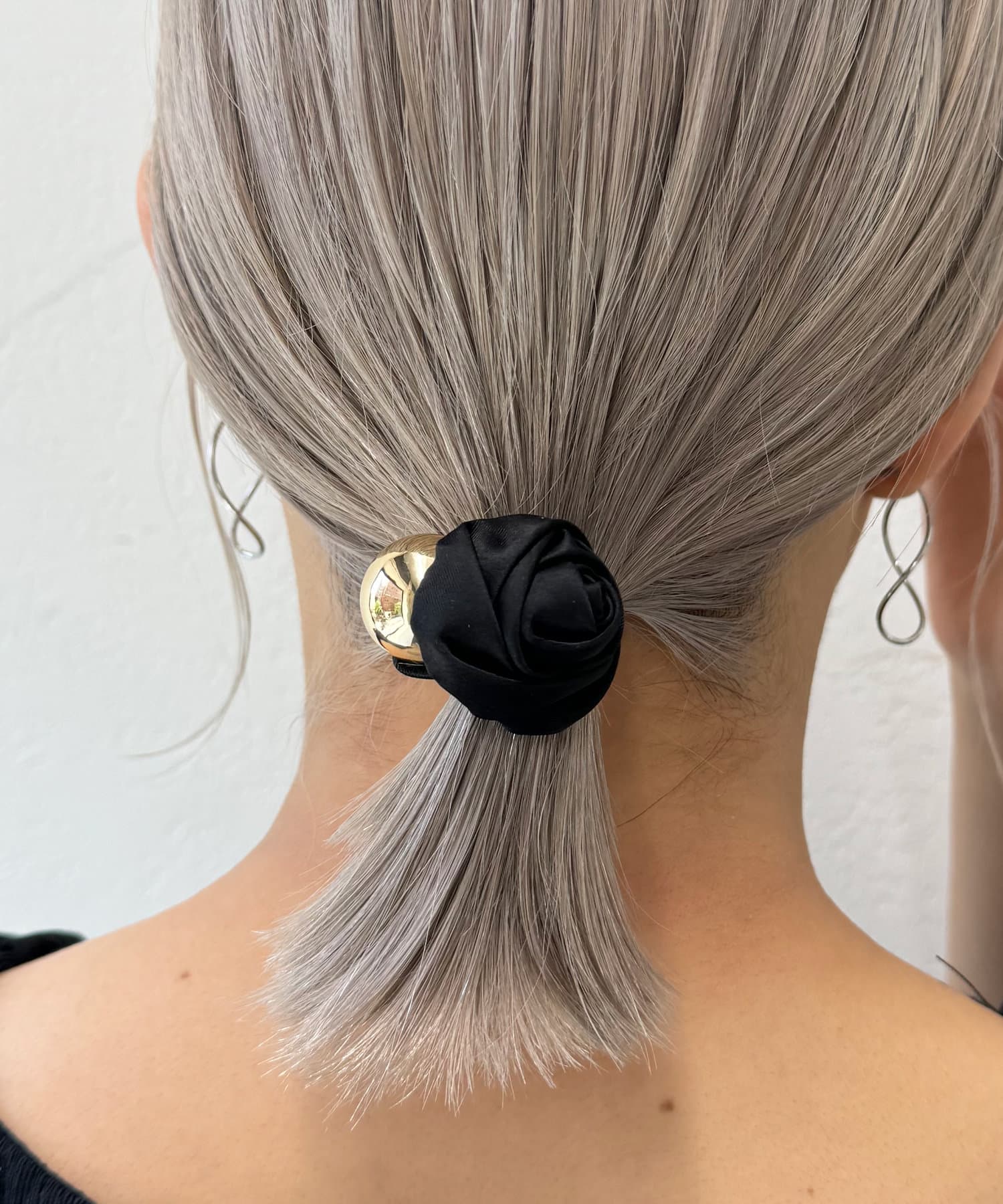 Lattice(ラティス) フラワーモチーフヘアゴム