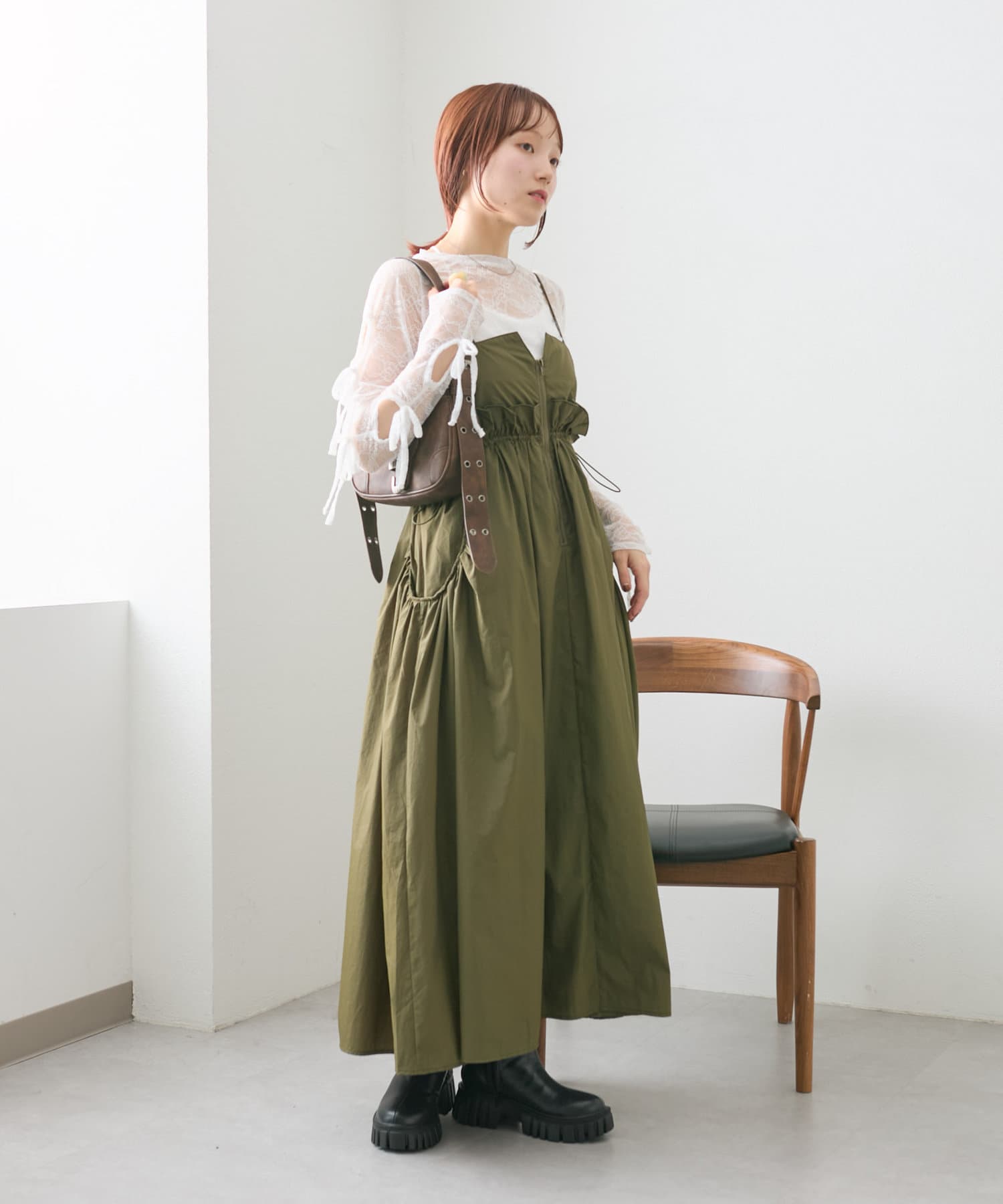 サイドリボンレースプルオーバー | w closet(ダブルクローゼット