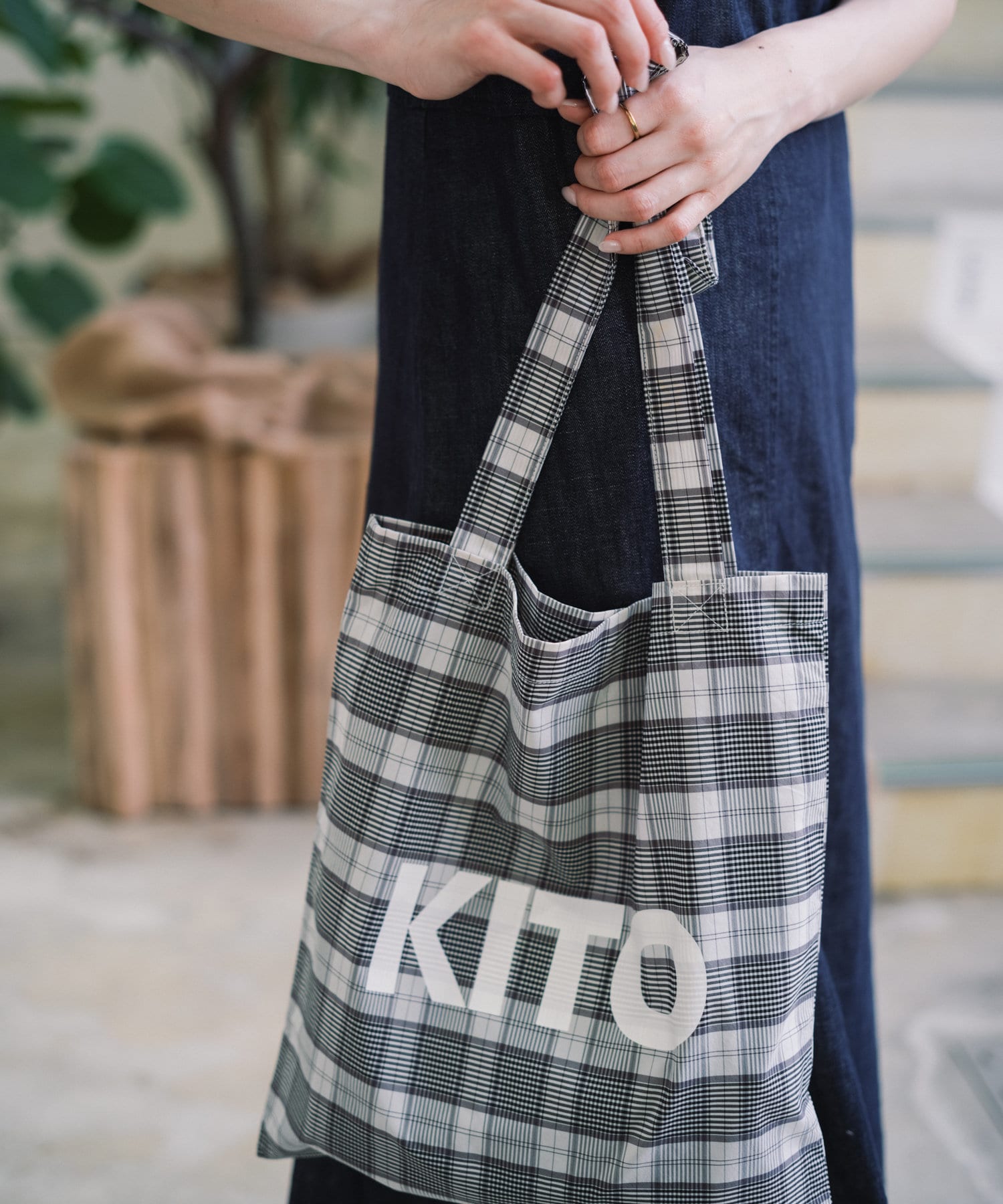 KITO FOREST MARKET SHIMOICHI(キト フォレストマーケット シモイチ) ロゴトートバック