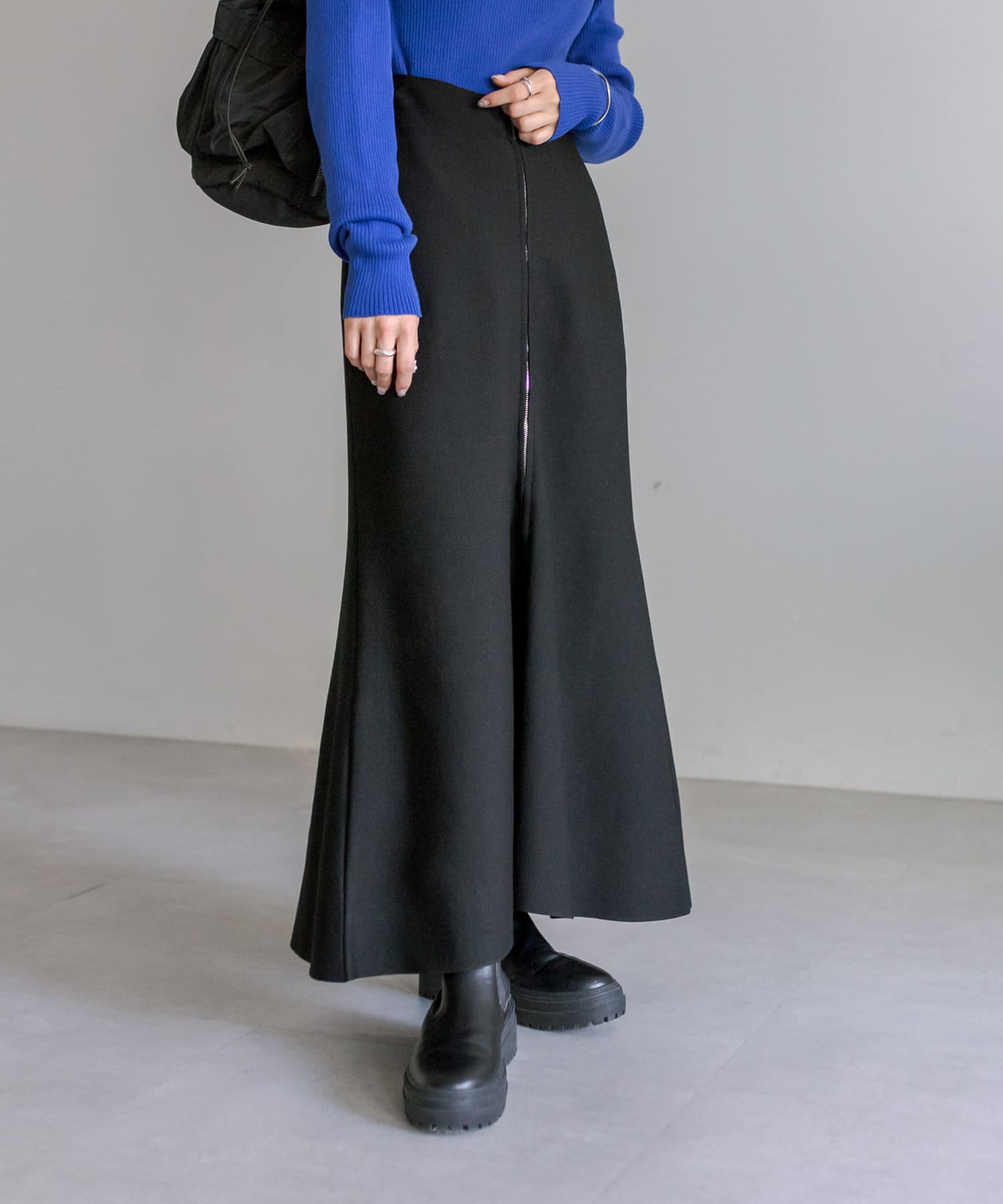 mystic】ZIPニットマーメイドスカート | OUTLET(アウトレット mystic】ZIPニットマーメイドスカート | OUTLET(アウトレット