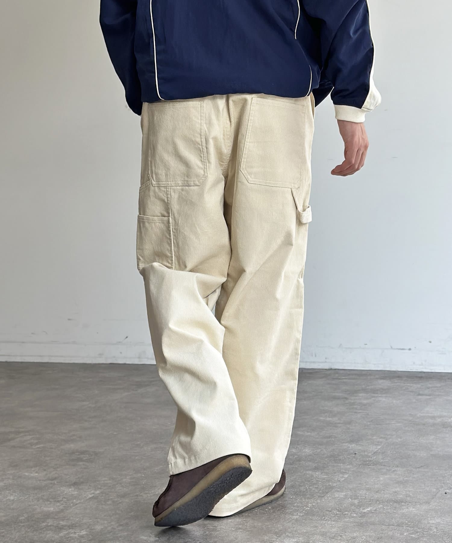 CPCM 冷感NCタックワイドパンツ M ベージュ （冷感タックワイド