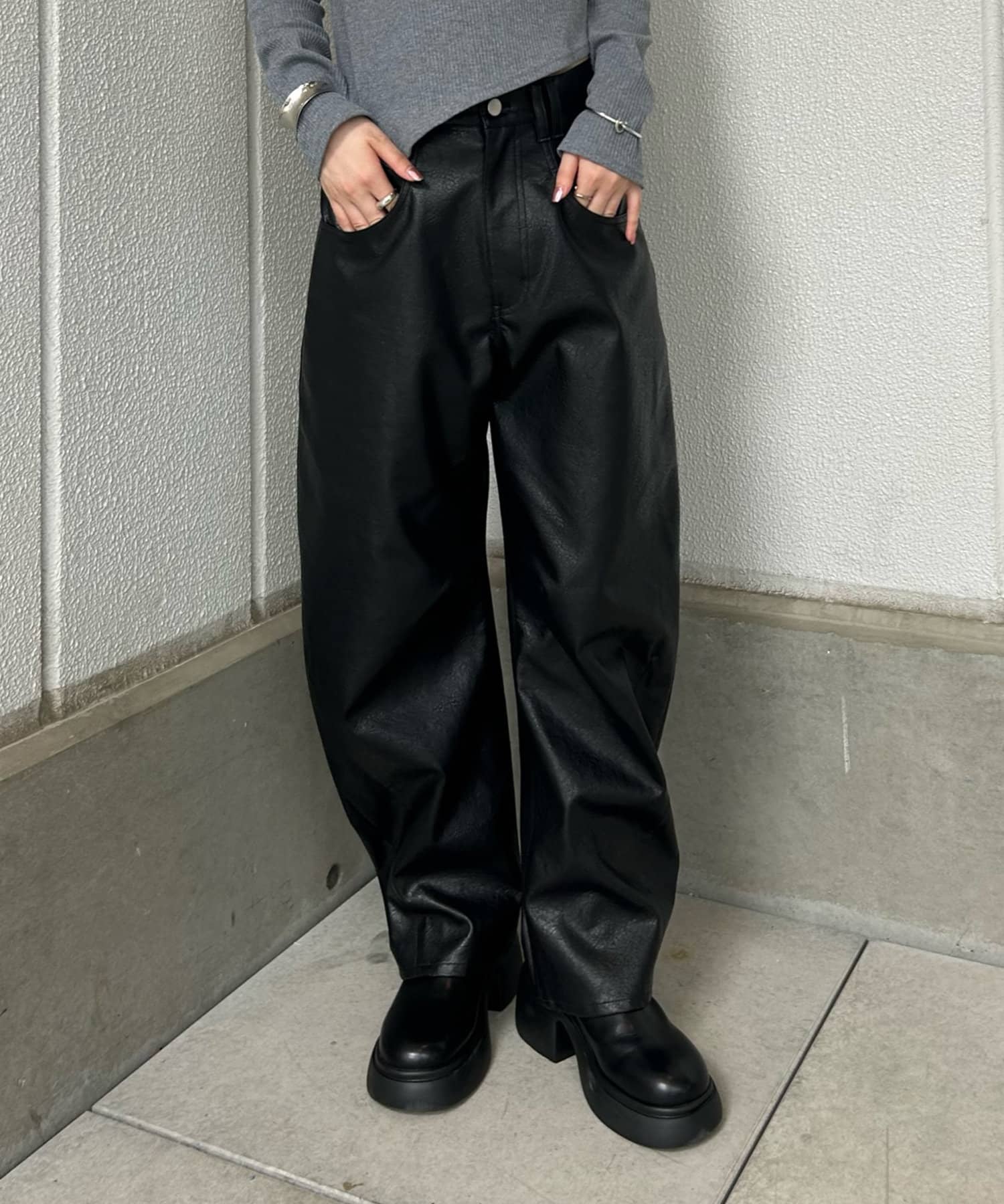 mline]レザーパンツ | mystic(ミスティック)レディース | PAL CLOSET