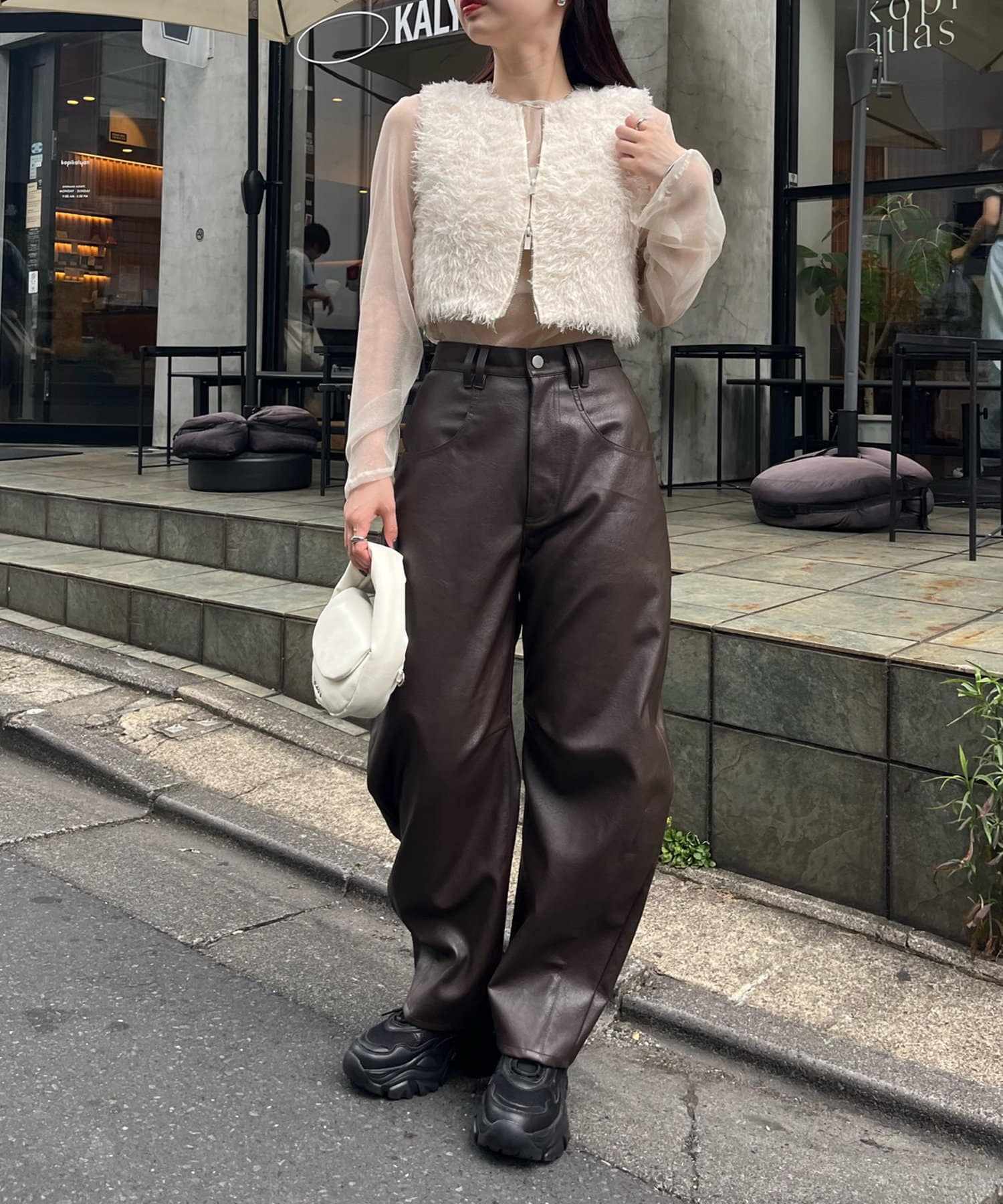 mystic(ミスティック) [mline]レザーパンツ