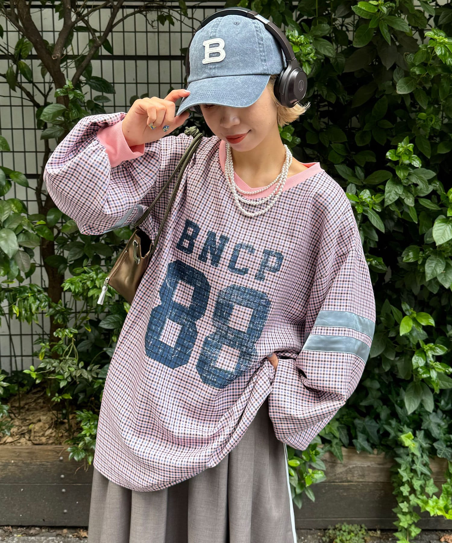 CIAOPANIC(チャオパニック) 【＠０_0kozaru企画】BNCPオーバーフットボールロンTEE