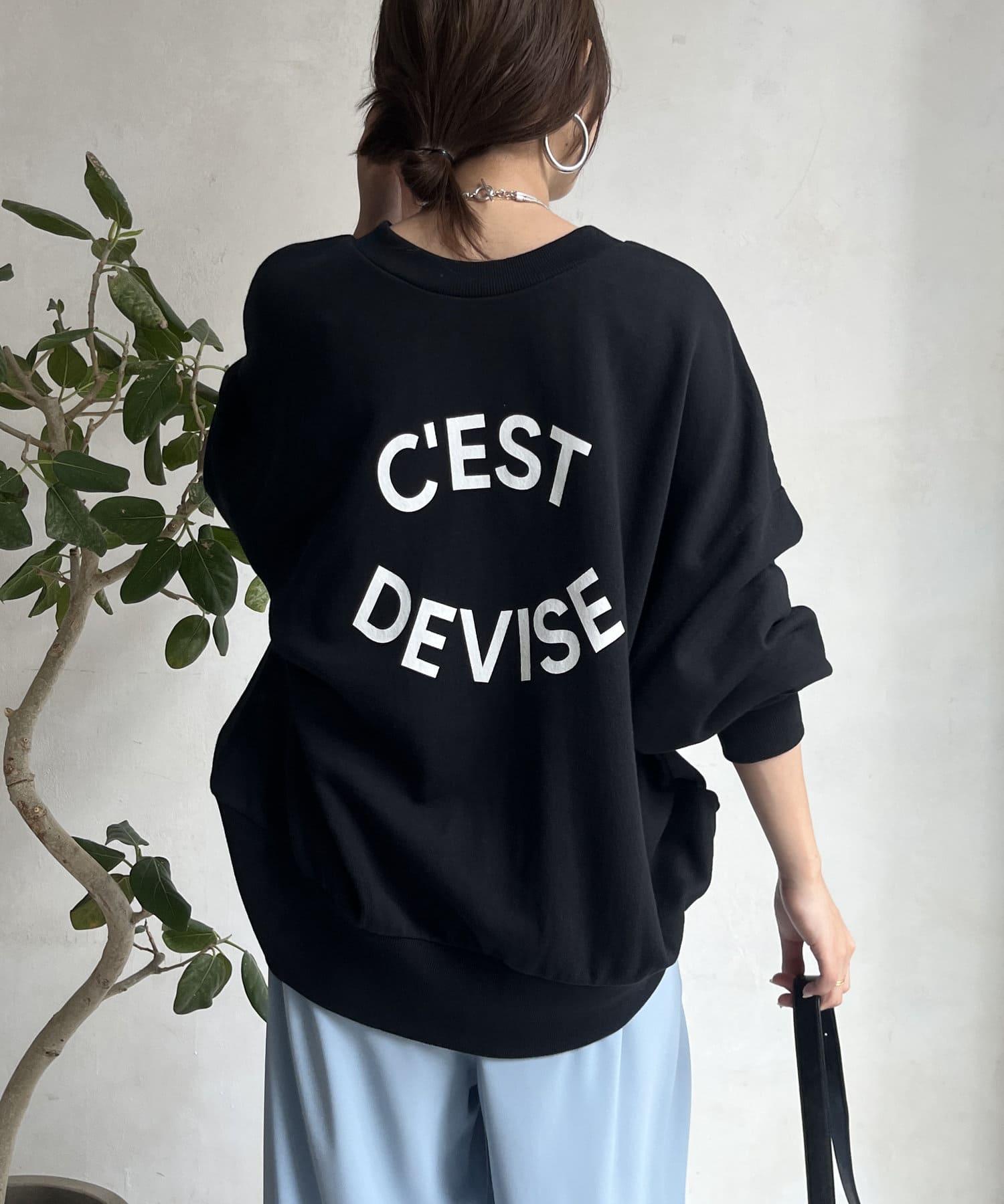 DOUDOU(ドゥドゥ) 【WEB限定】 CEST DEVISE ２WAYプルオーバー