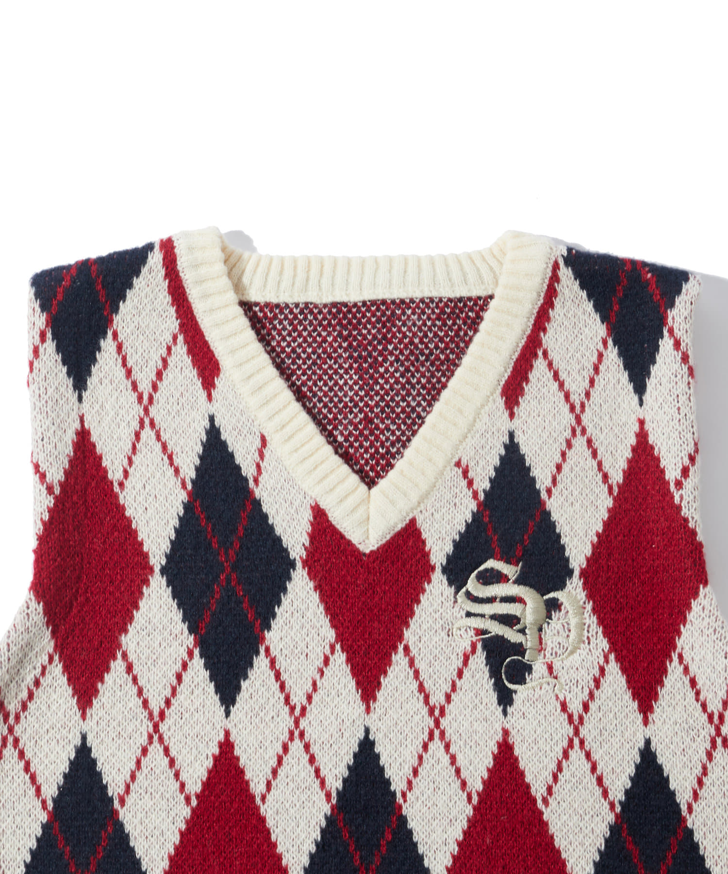 SLOPPY/スロッピー】アーガイルニットベスト | WHO'S WHO gallery