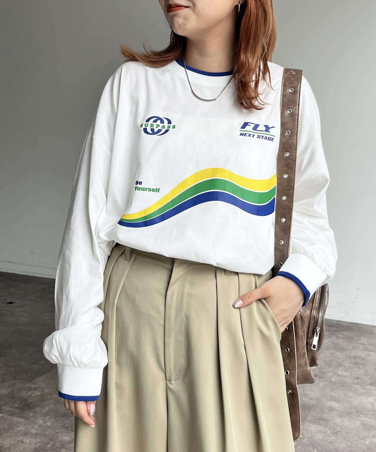 ラインリブロゴBIGロンT | CPCM(シーピーシーエム)レディース