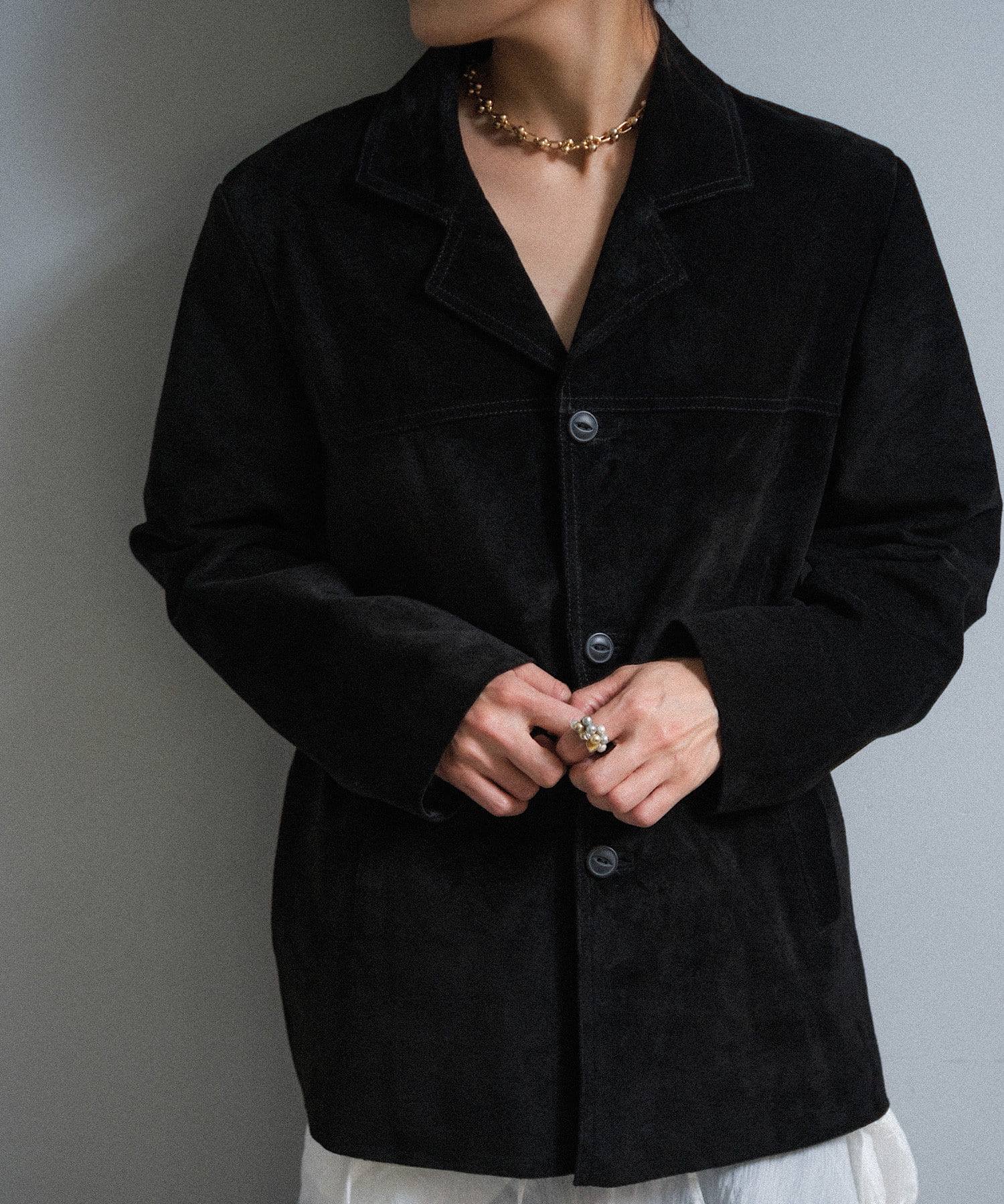 Suede leather jacket | Pasterip(パセリ)レディース | PAL