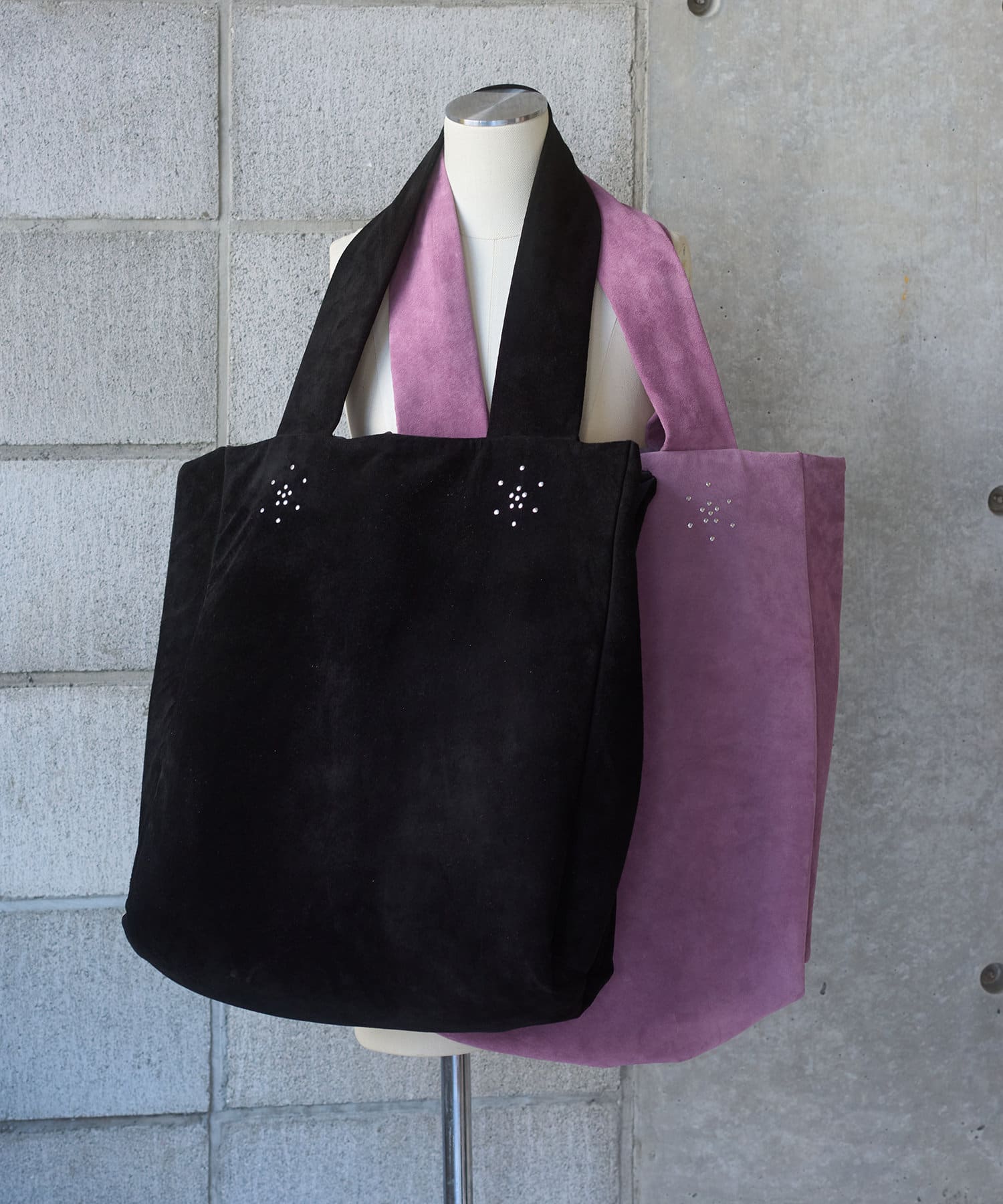 Pasterip(パセリ) Suede leather XL bag