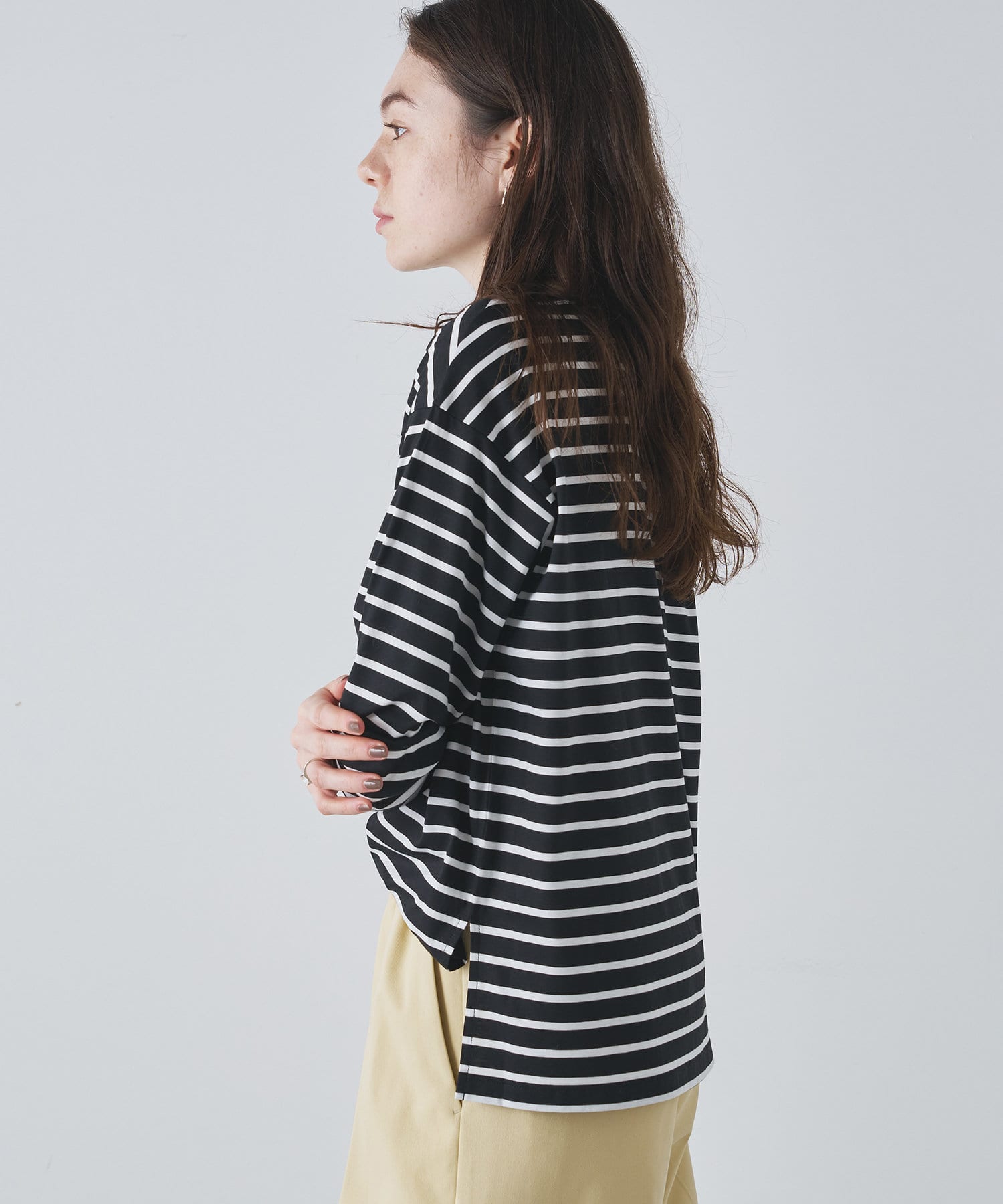 【今期•新品•タグ付き】Drawing Numbers クルーネック　ニット Drawing Numbers】クルーネックニットTシャツ | GALLARDAGALANTE