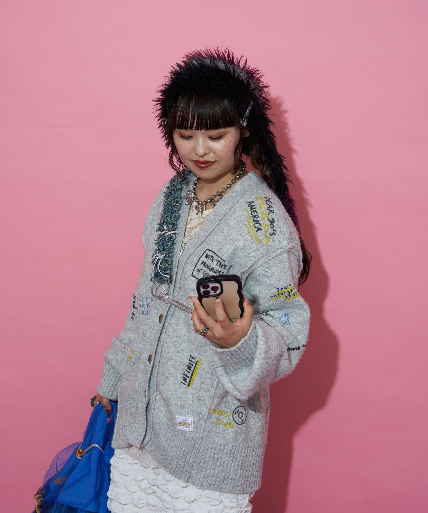 Me＋Me/ミープラスミー】デニムリボンスマホストラップ | CIAOPANIC  