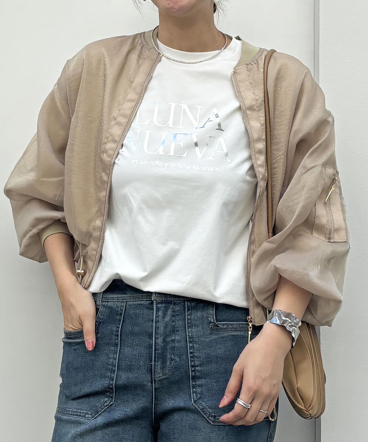 パシオーネ　シアーブルゾン　ベージュ PASSIONE（パシオーネ） | La Himawari