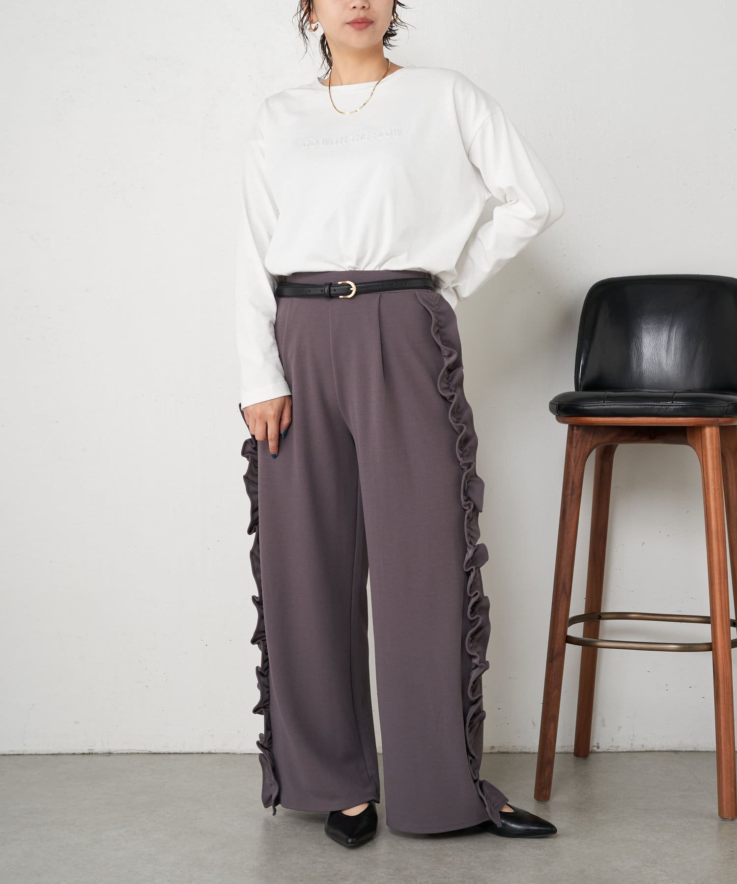 Jena espace merveilleux パンツ 「サイズ展開あり」ループ付き