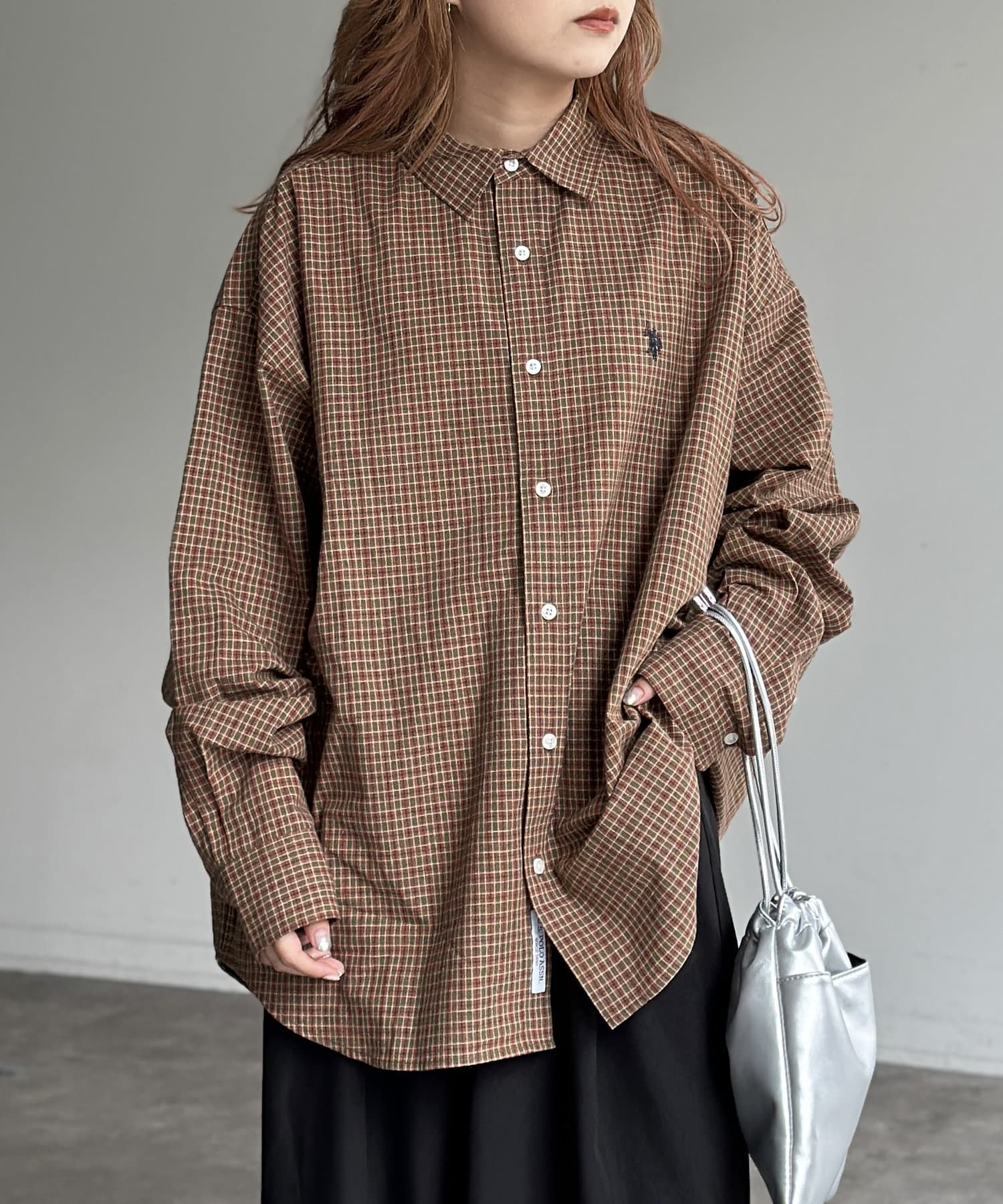 U.S. POLO ASSN.】1ポイント刺繍長袖シャツ | CPCM(シーピー