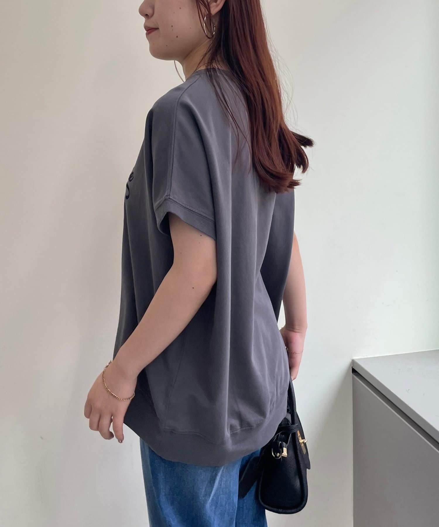 Remind me and forever(リマインドミーアンドフォーエバー) 【NAO】ピグメントフレンチスリーブTシャツ