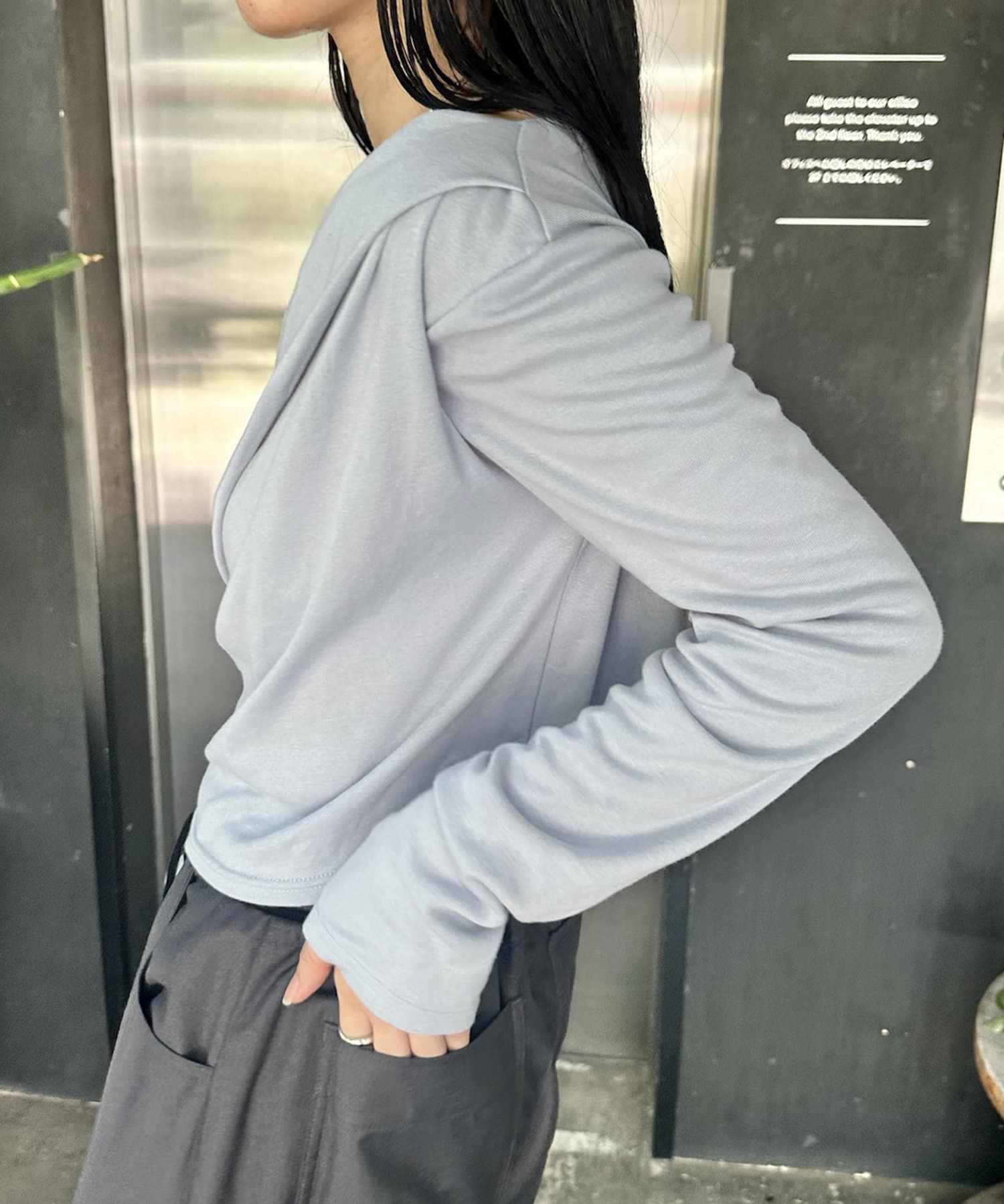 人気シリーズ/追加決定！】オフショルロングTシャツ | mystic