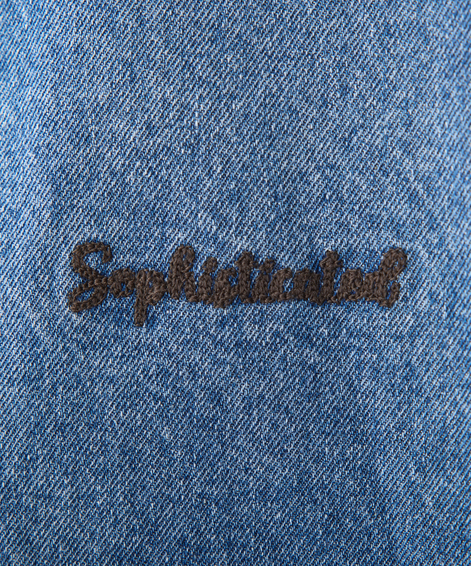 PUAL CE CIN(ピュアルセシン) 【累計1万枚突破！/名品】ヴィンテージライクデニムバンドカラーシャツ