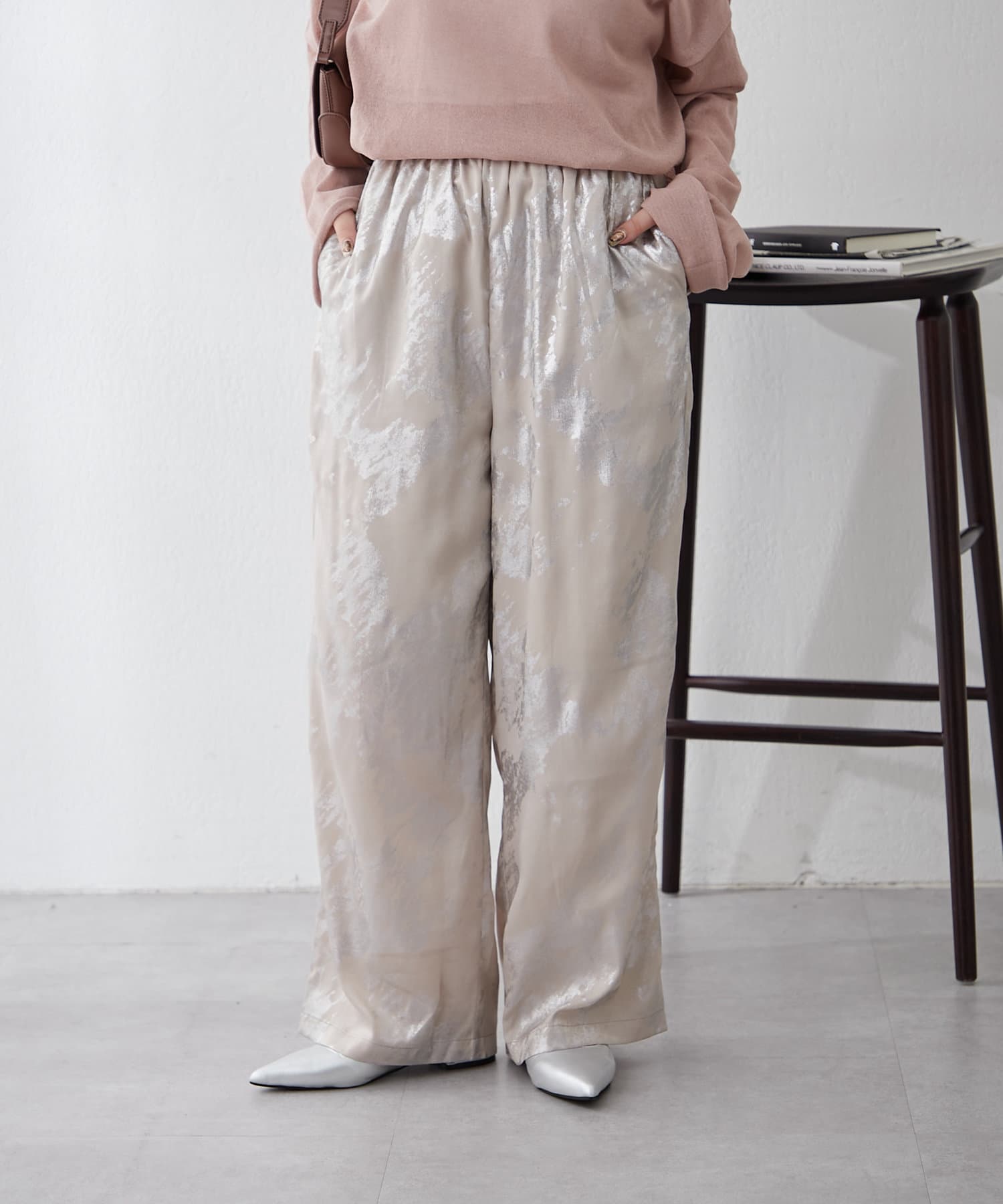 ご購入者様決定 [HeartMarket]ストレートパンツ くすみグリーン L