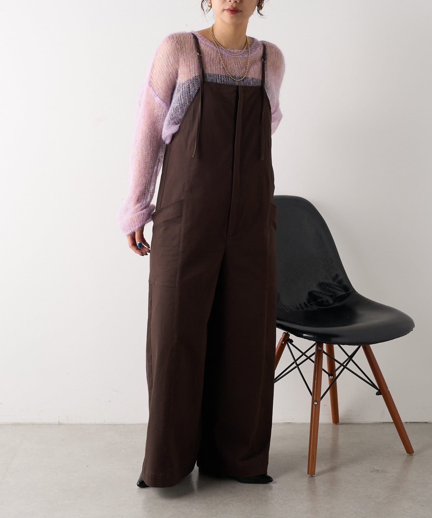 MALU PALISELISABETTA FRANCHI サロペット trim_ofalv_itemc1ae5fd8ef5d11e