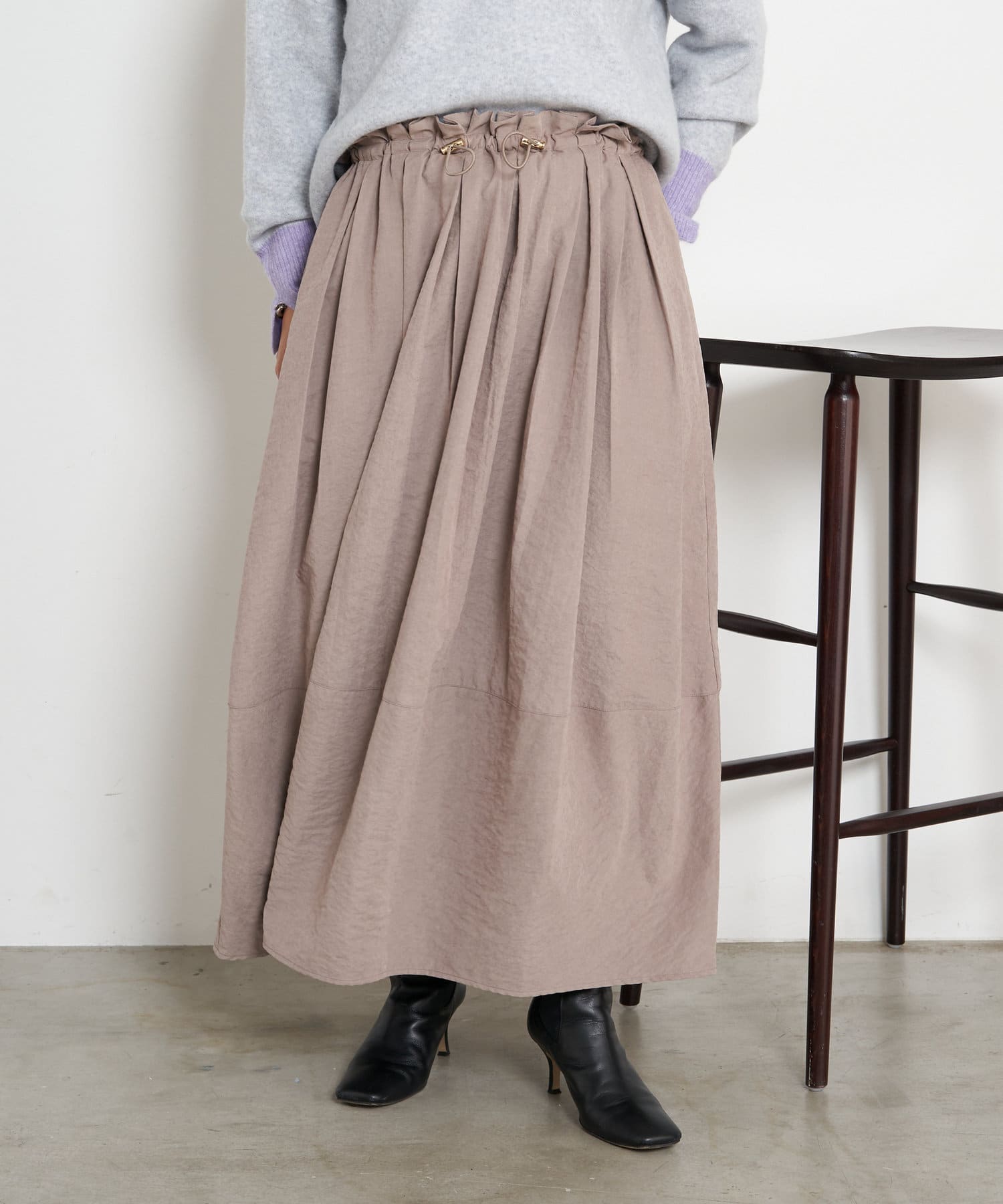 Jena　espace merveilleux(ジェナ　エスパスメルヴェイユ) ピーチスキンドロストスカート