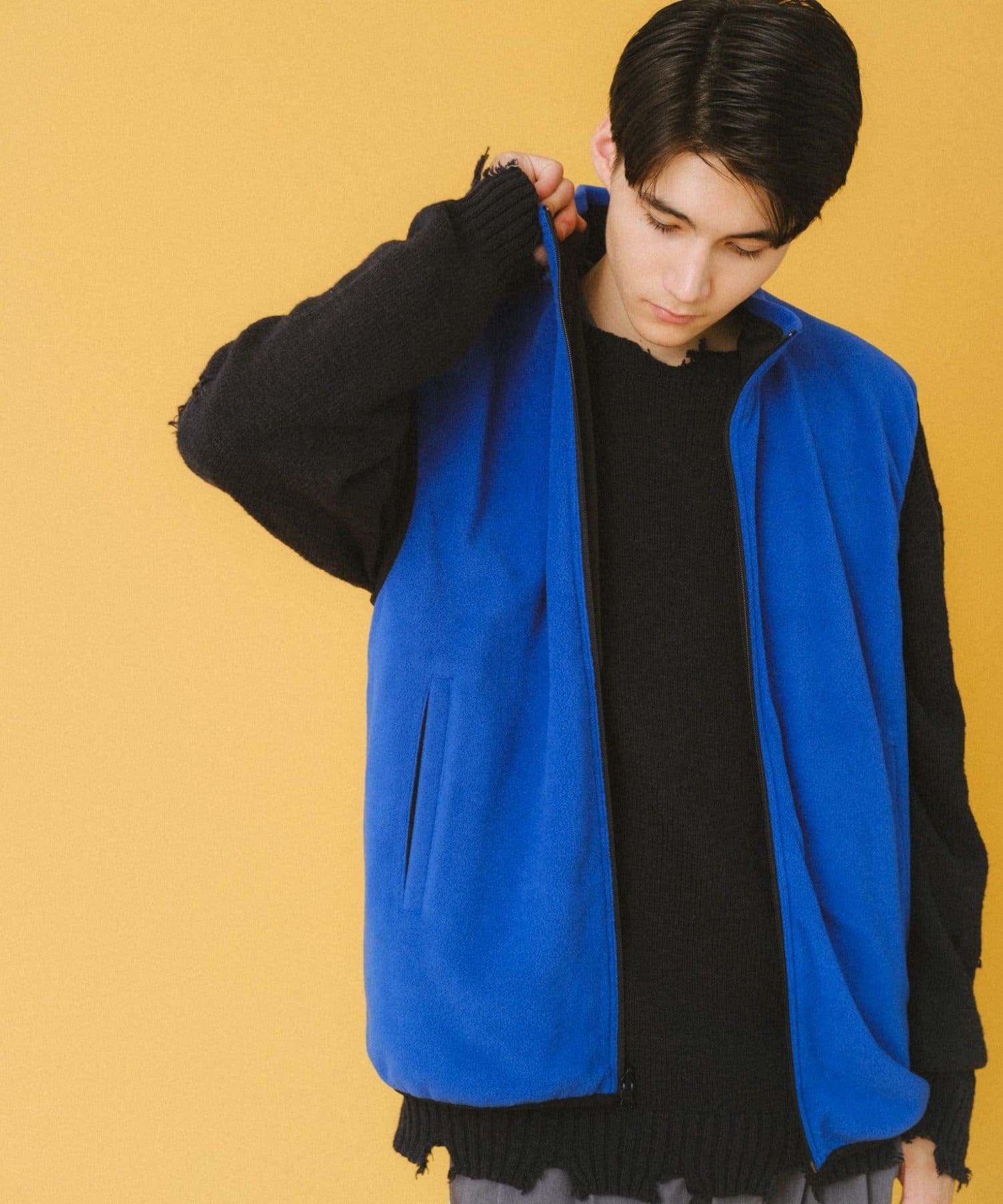 OUTLET(アウトレット) 【Kastane】【WHIMSIC】フリースリバーシブルベスト