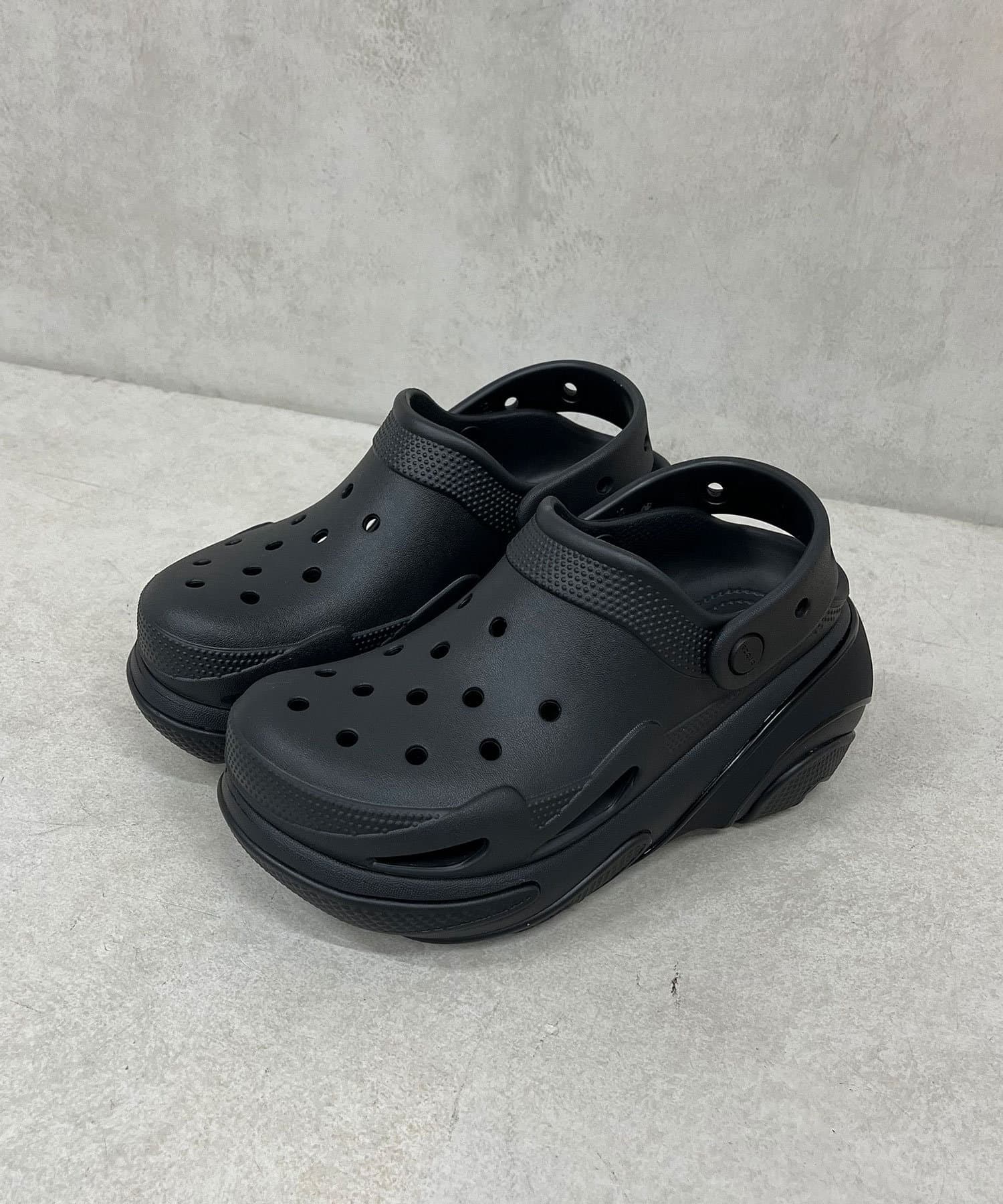 CIAOPANIC(チャオパニック) レディース 【crocs/クロックス】バブル クラッシュ クロッグ/BUBBLE CRUSH CLOG ブラック