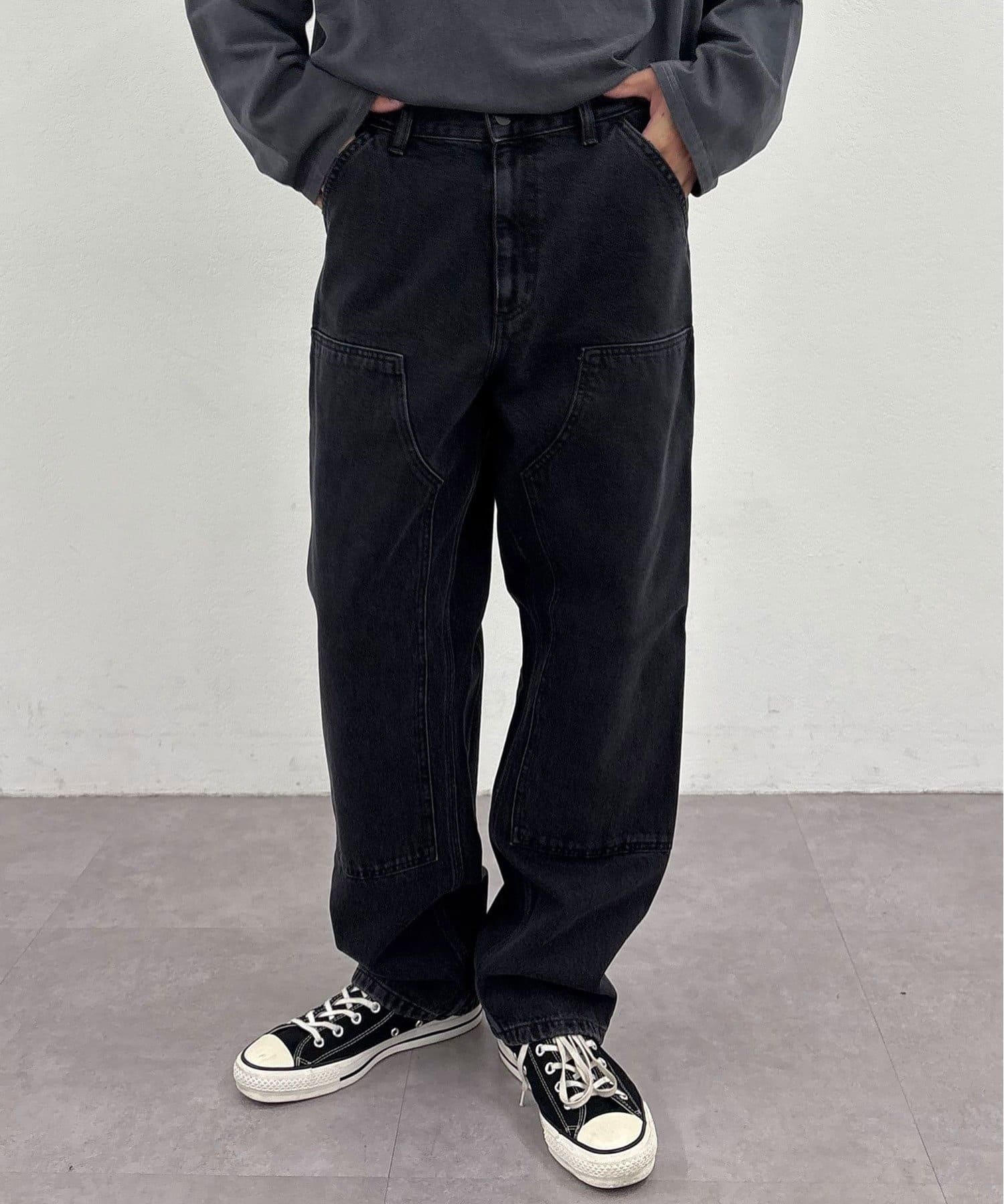 Carhartt WIP/カーハート ダブリューアイピー】DOUBLE KNEE PANT stone 