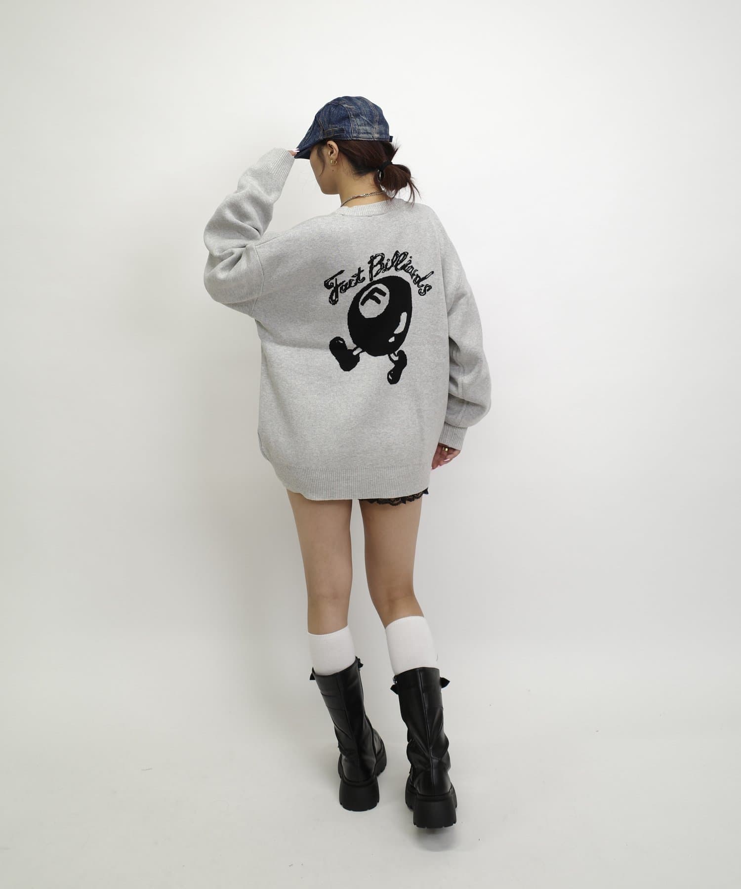3サイズ展開/UNISEX】COOPER FACTビリヤードロゴビッグニット