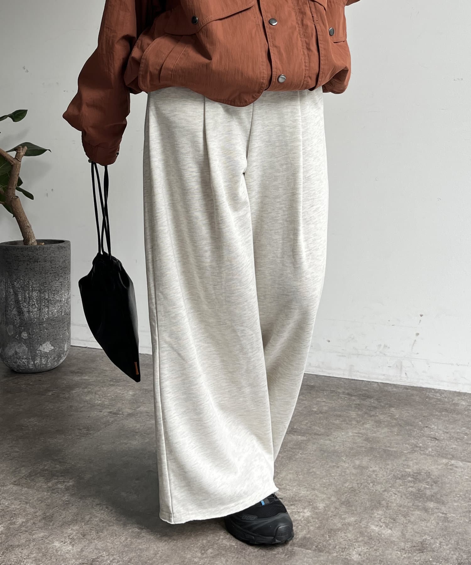 スウェットワイドパンツ | CPCM(シーピーシーエム)レディース