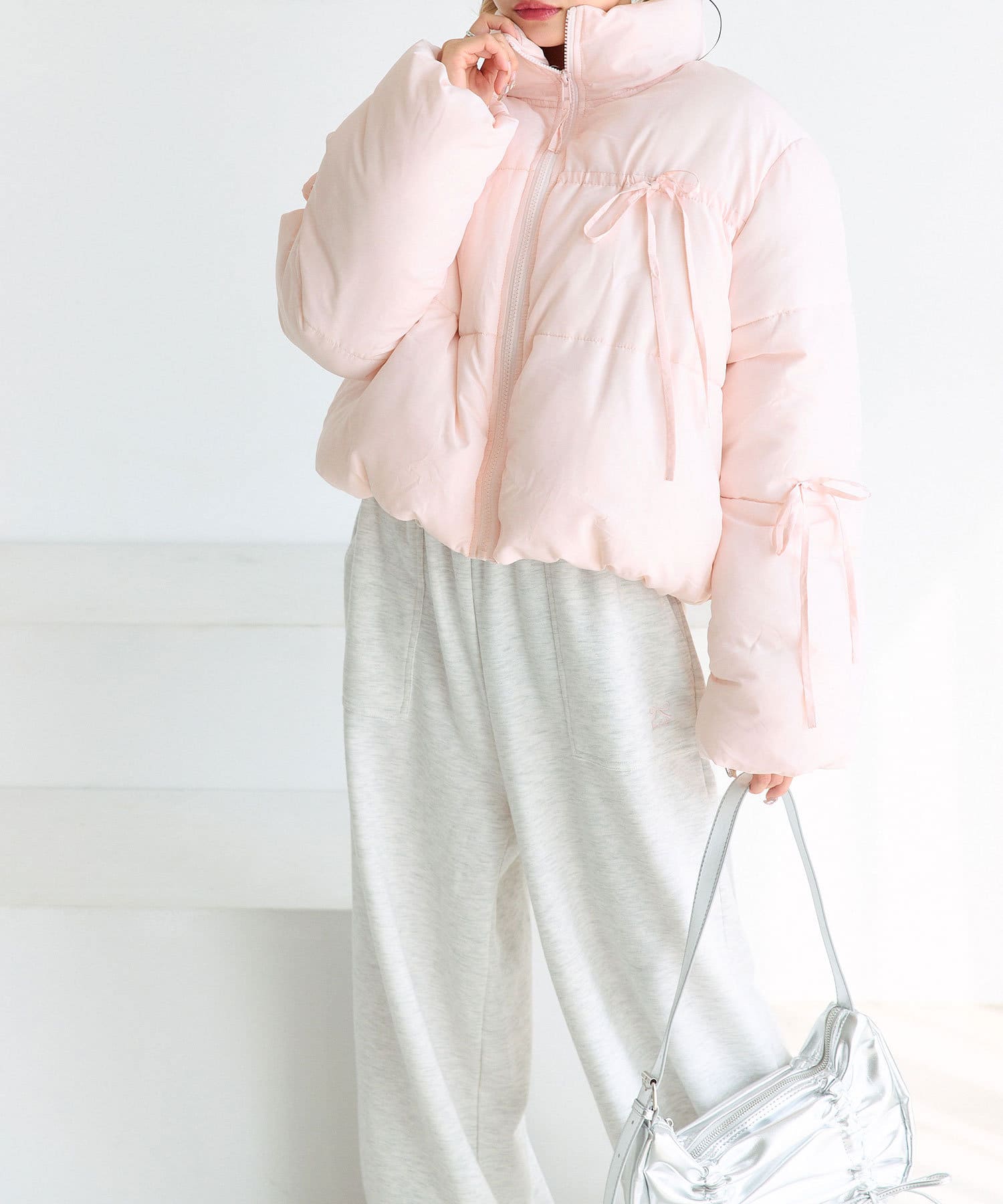 OLIVE des OLIVE(オリーブ デ オリーブ) 【SNSで話題の！/完売カラー再販開始】リボンエコダウン
