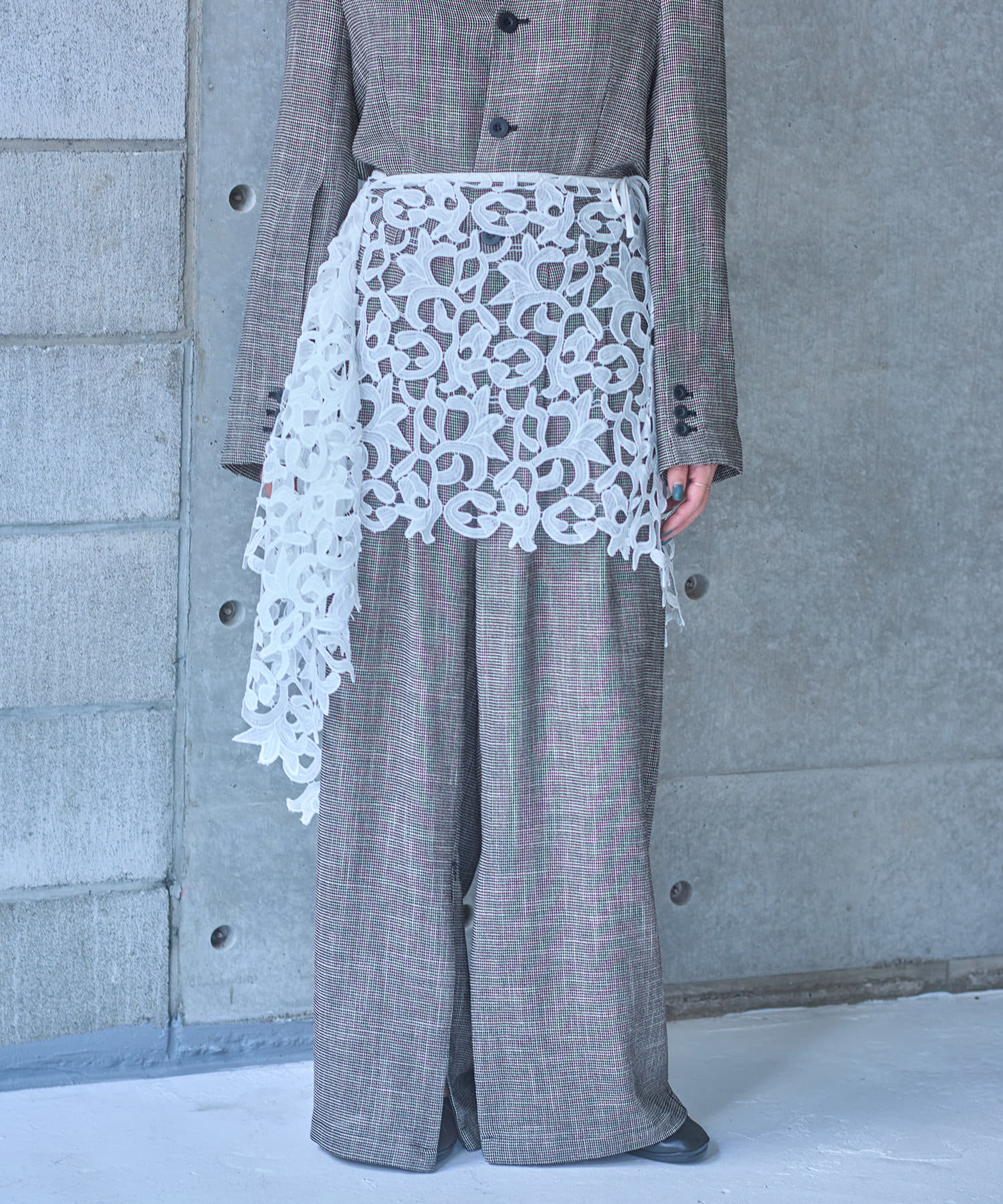 小物 Pasterip Battenberg lace multiway scarf Battenberg lace multiway scarf | Pasterip(パセリ)レディース