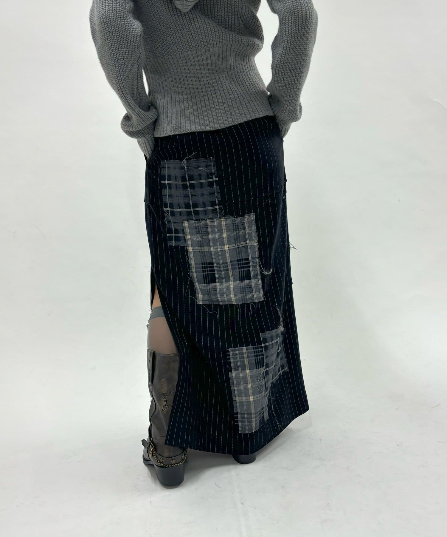 Six M/シックスエム】パッチワークスカート | WHO'S WHO gallery