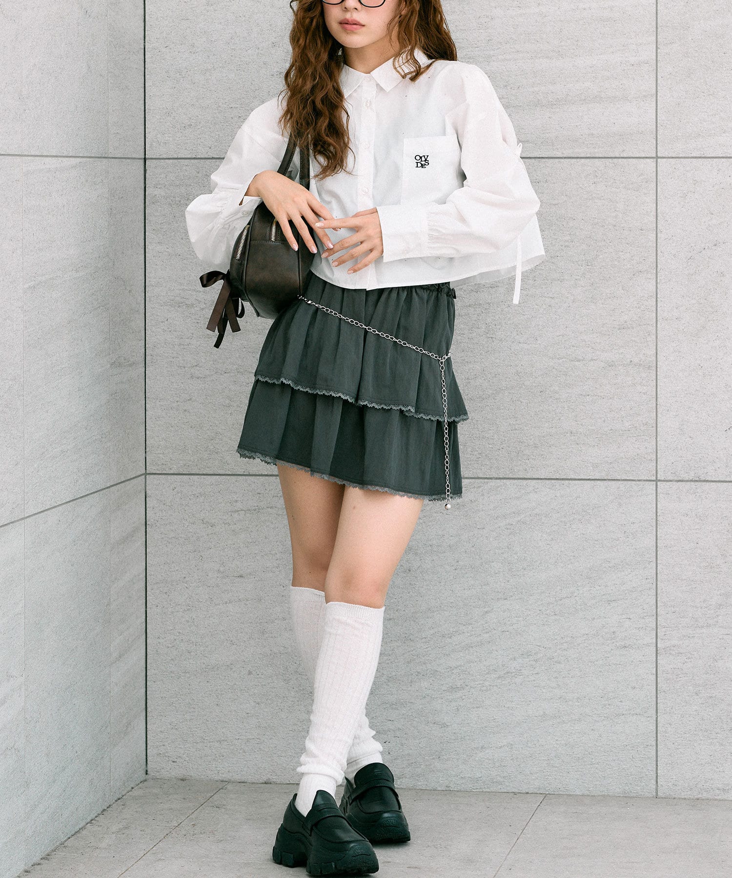 ドロストクロップシャツ　クールカレアン 楽天市場】【SALE／6%OFF】ドロストクロップドシャツ LAKOLE