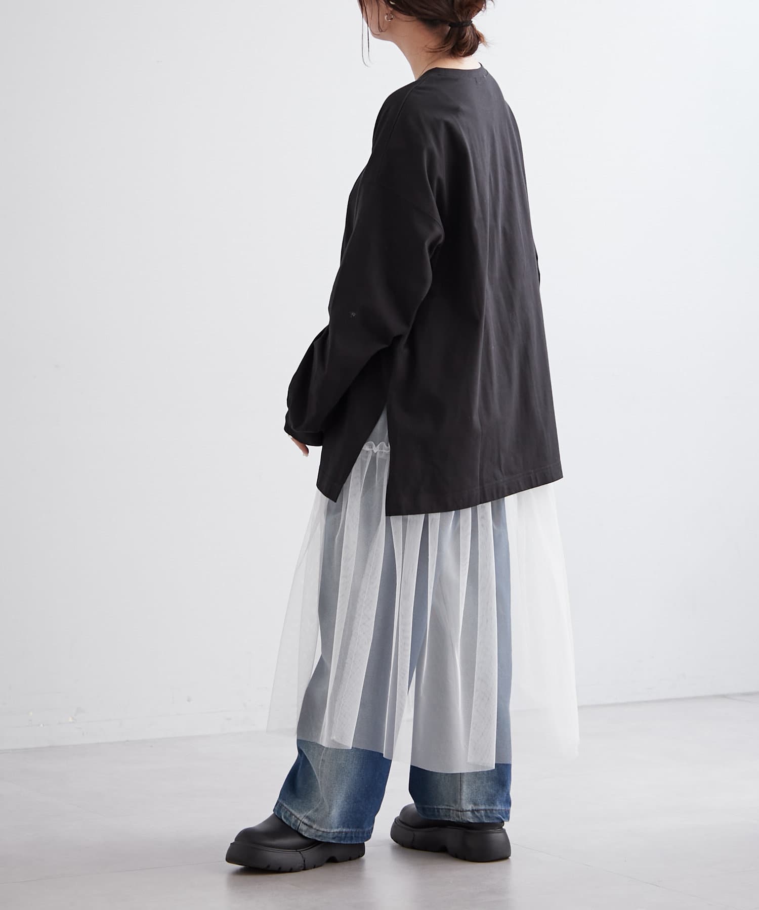 NICE CLAUP / OLIVE des OLIVE OUTLET(ナイスクラップ  / オリーブ デ オリーブ アウトレット) 【NUNIFE / WEB限定】オジワンコ相良刺繍BIGロンT