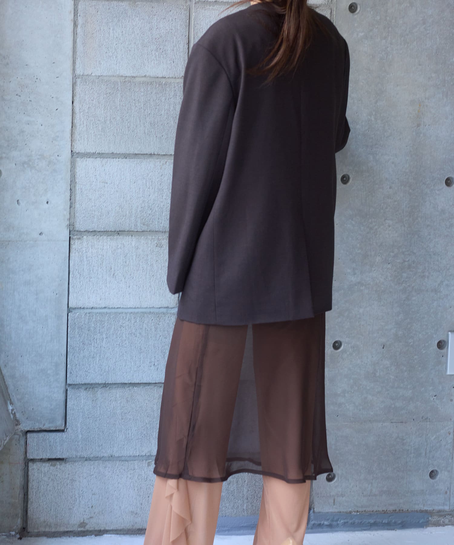 Pasterip(パセリ) Organdy layering skirt