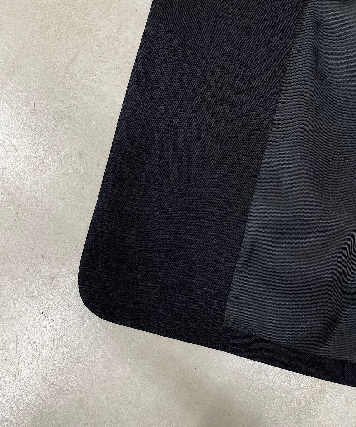 Pasterip(パセリ) Wool collarless dad jacket