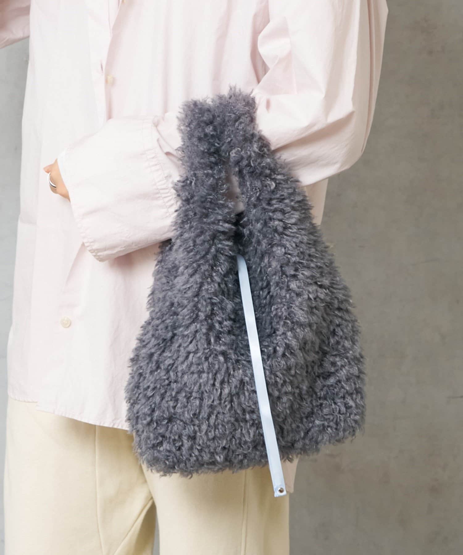 BIRTHDAY BAR(バースデイバー) CURLY FUR MARCHE BAG ファーマルシェバッグ