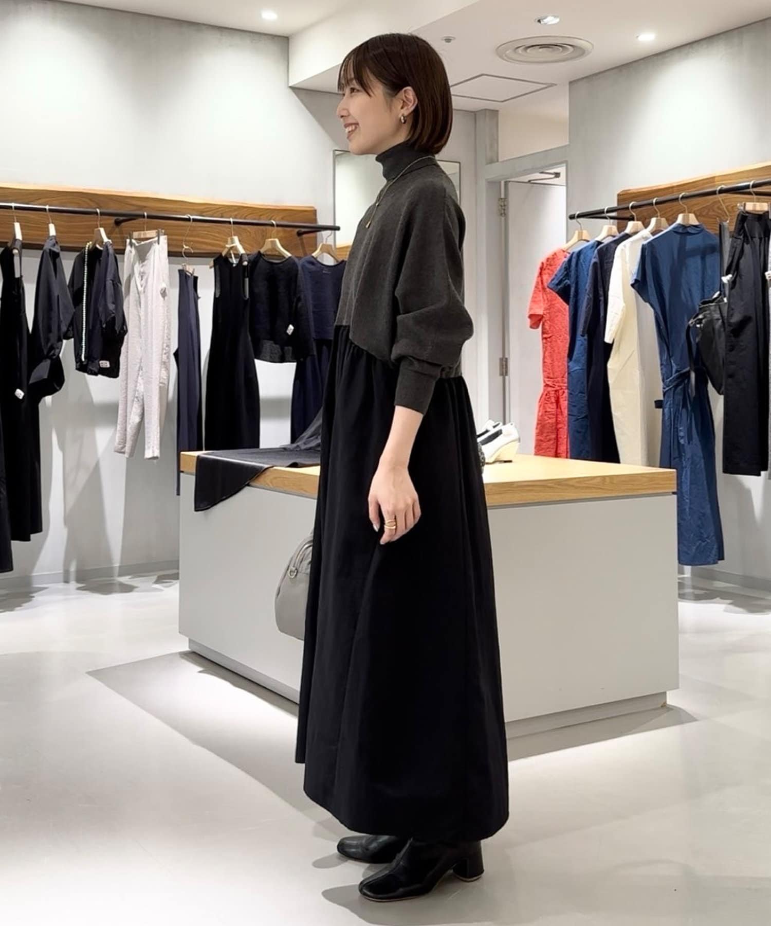 完売サイズ追加》ニットコンビギャザーワンピース | BEARDSLEY(ビアズリー)レディース | PAL CLOSET(パルクローゼット) -  パルグループ公式ファッション通販サイト