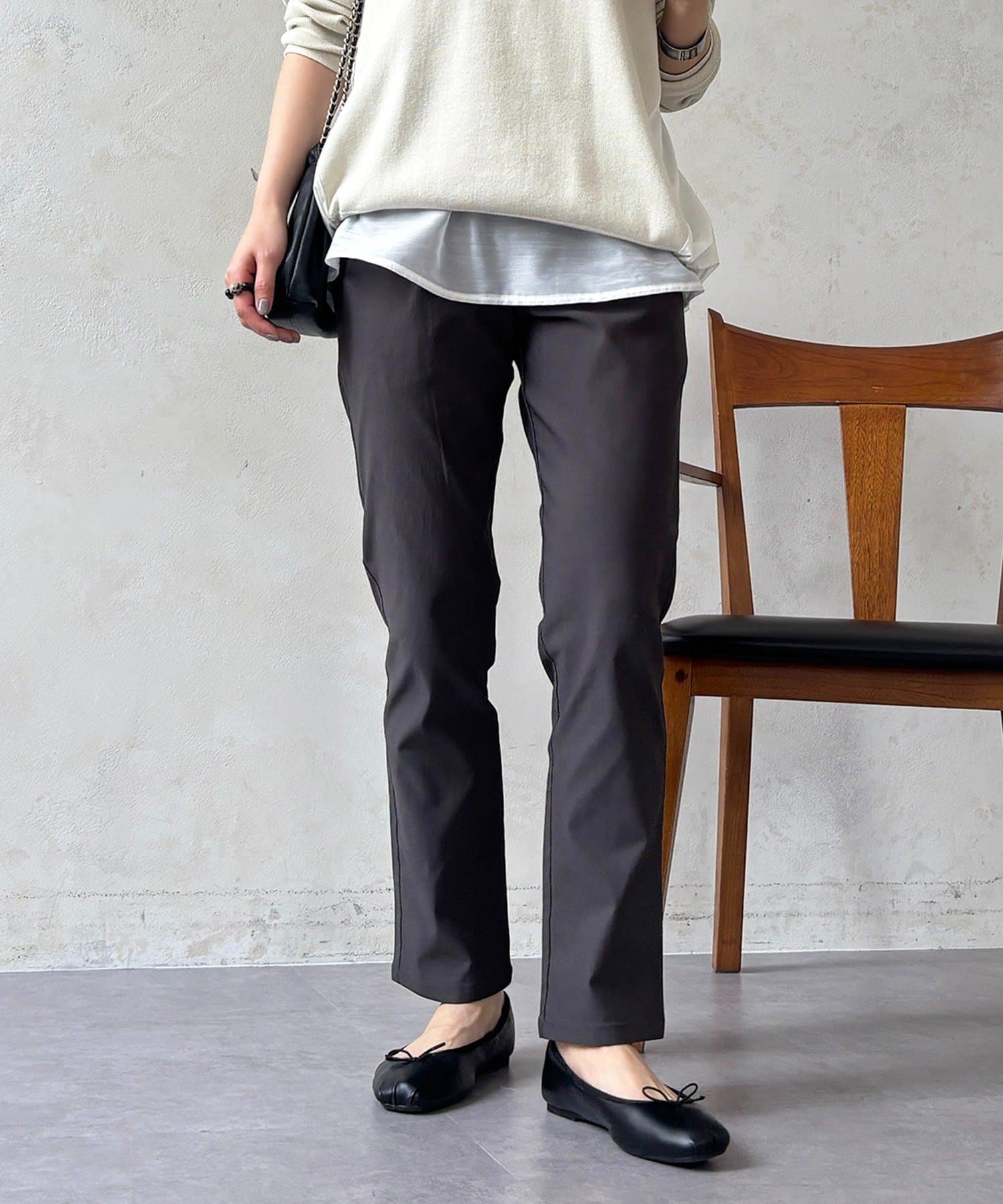 un dix cors(アンディコール) 【S/Mサイズ展開】【360度極伸び！】ストレッチテーパードパンツ