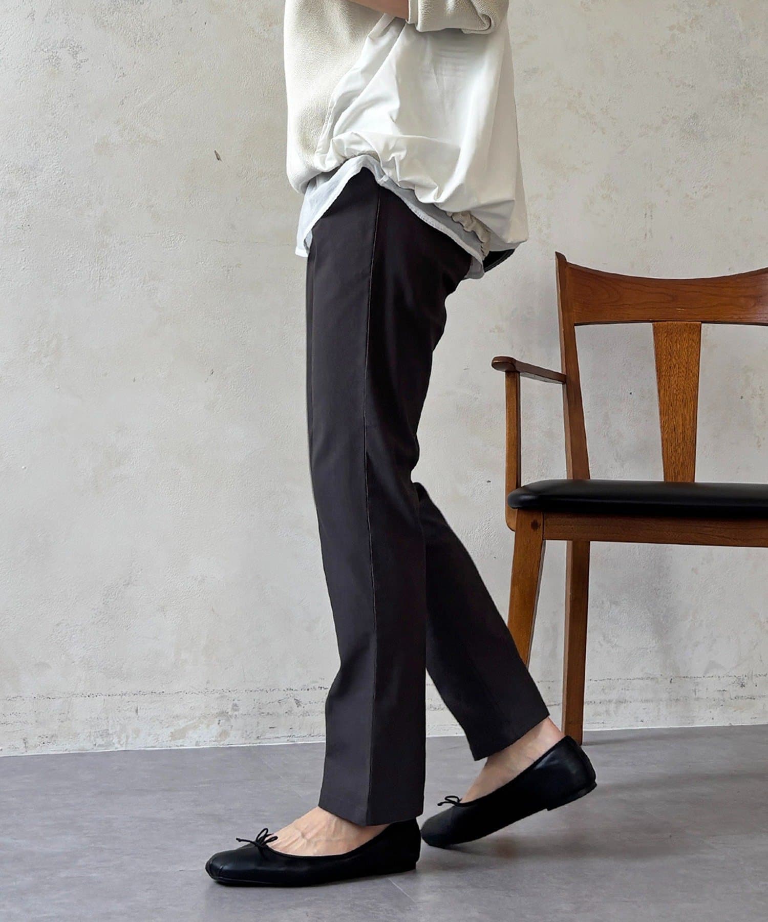 un dix cors(アンディコール) 【S/Mサイズ展開】【360度極伸び！】ストレッチテーパードパンツ