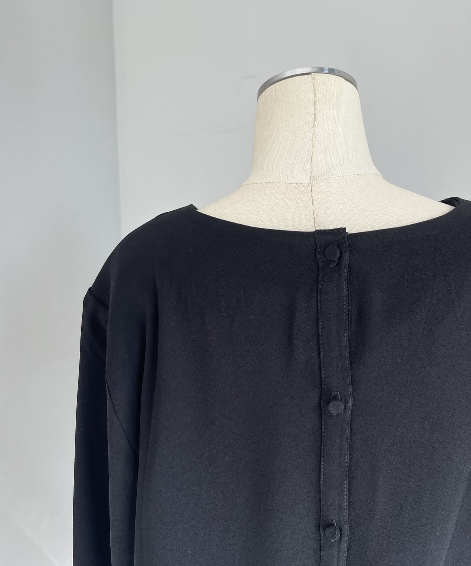 Pasterip(パセリ) Acetate power shoulder top